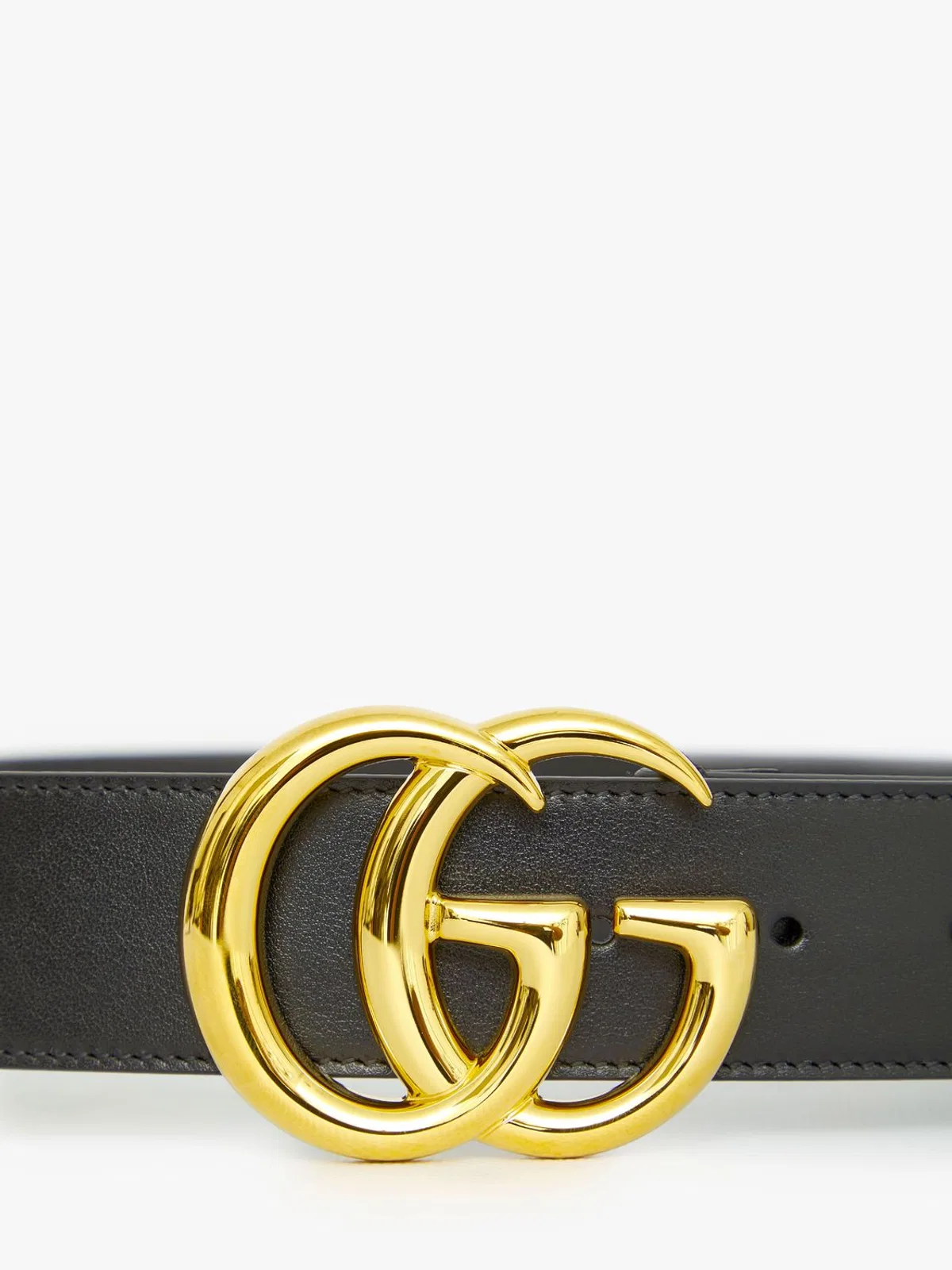 Gucci Leather Belt With Double G
