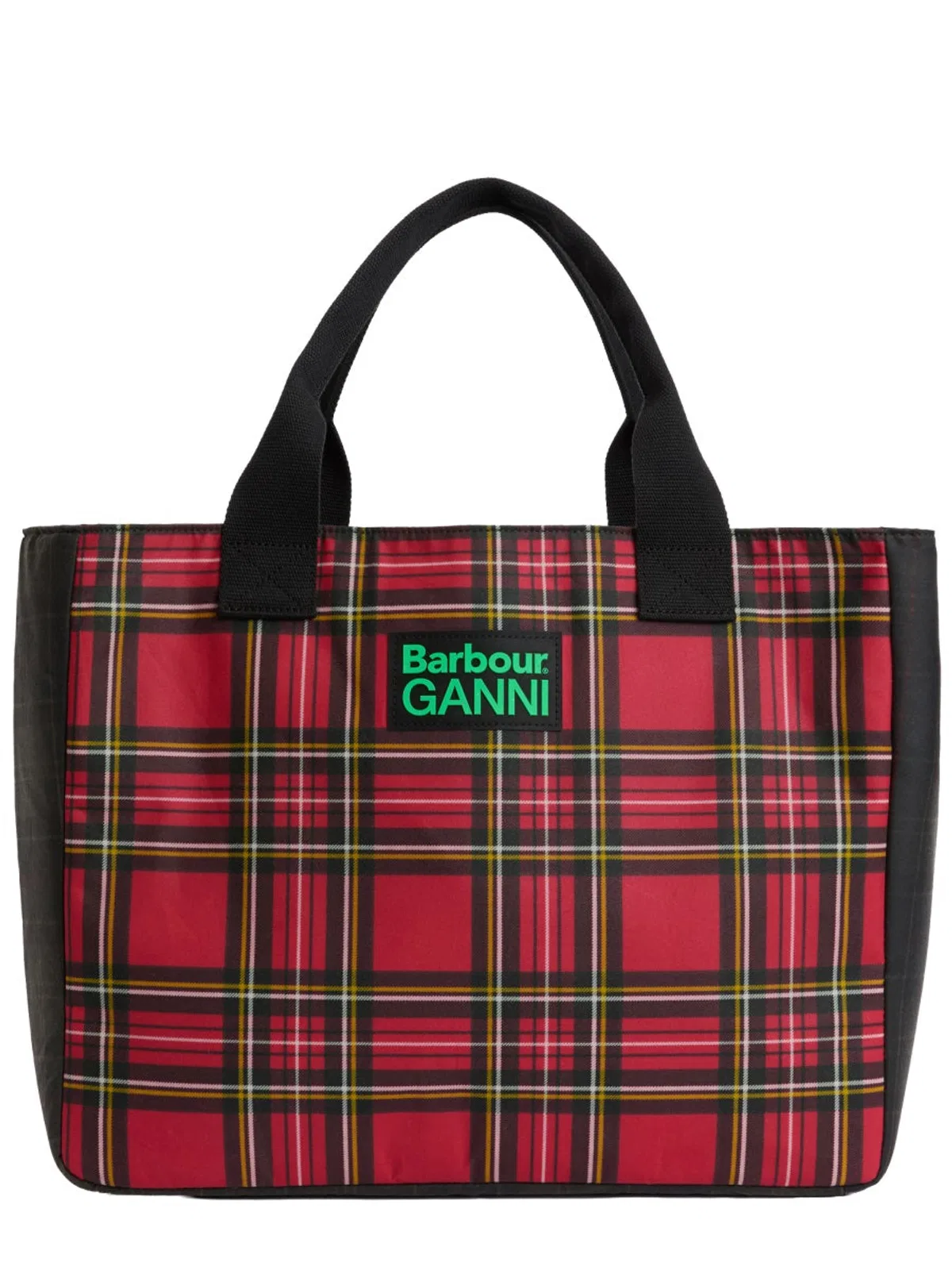 Barbour x Ganni Waxed Cotton Tote Bag