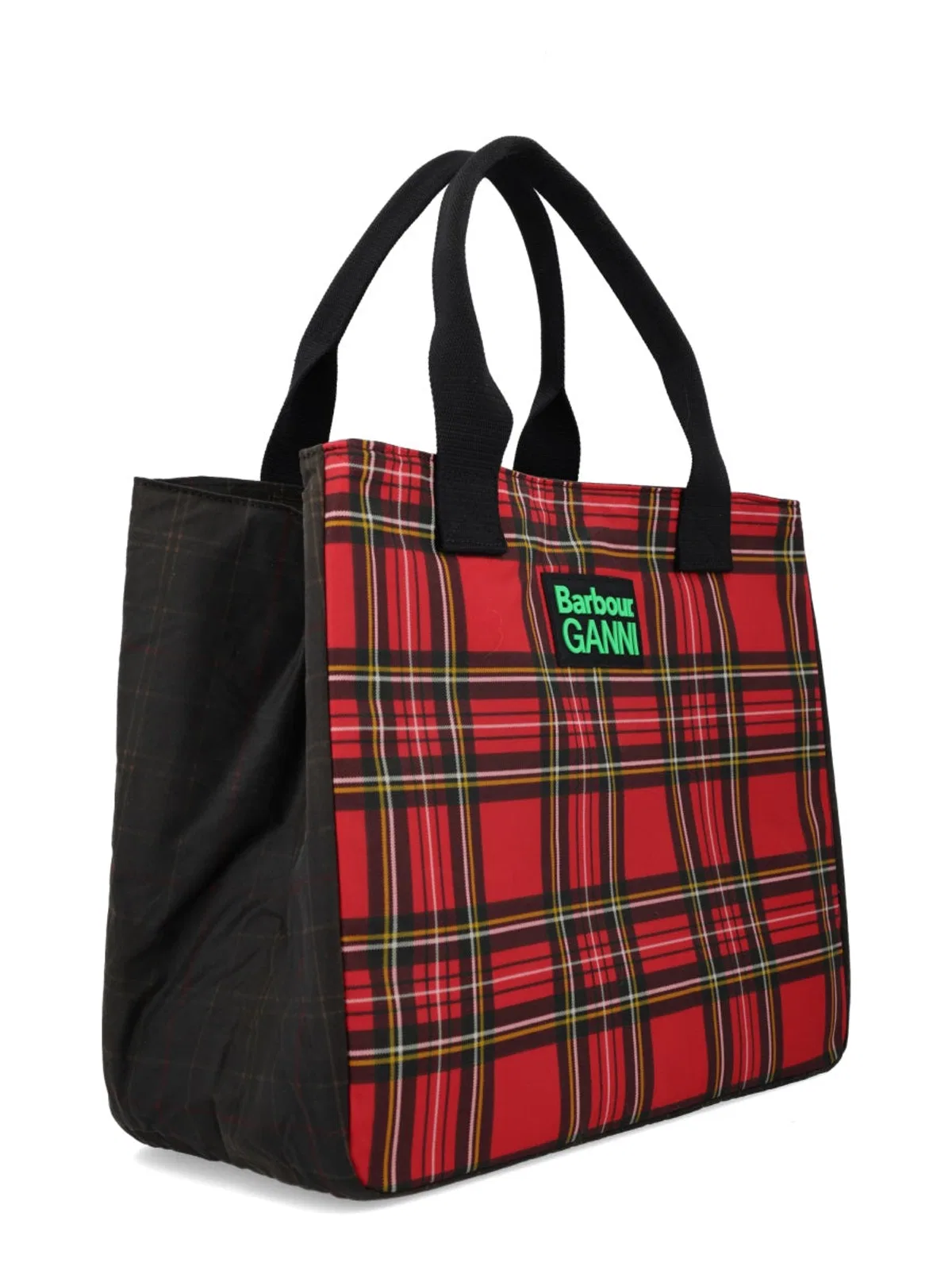 Barbour x Ganni Waxed Cotton Tote Bag