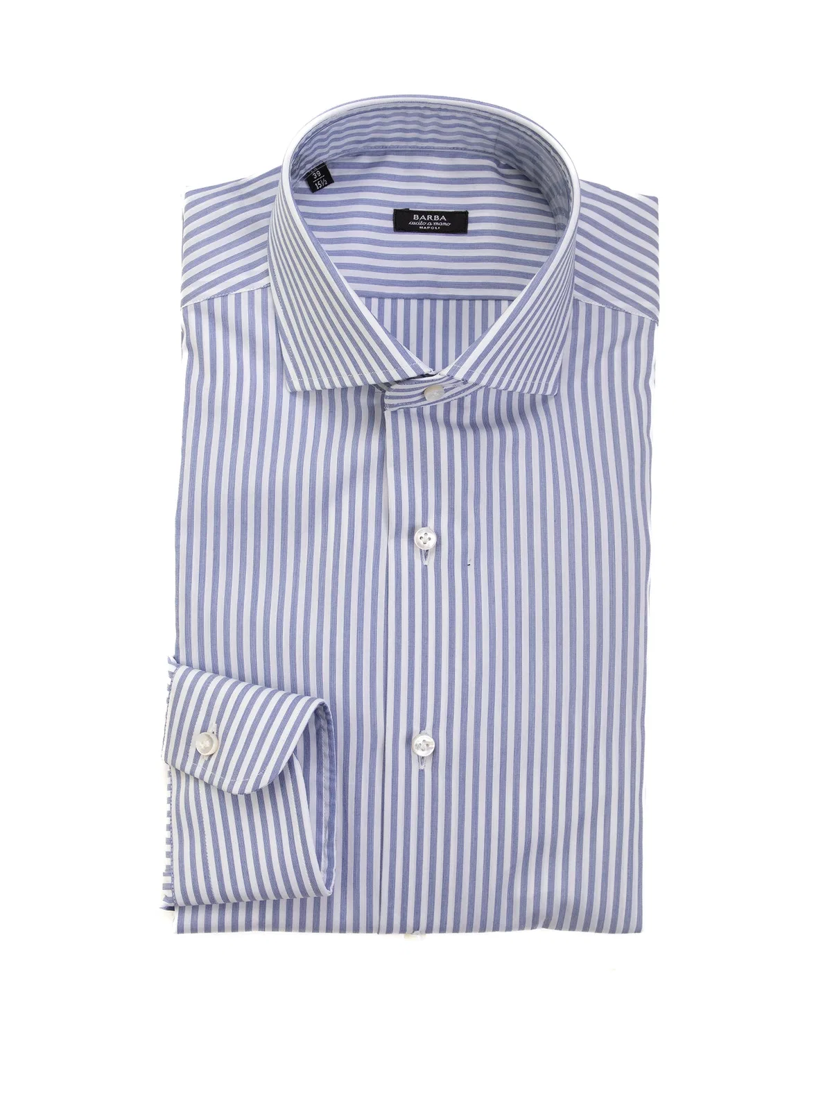 Barba Napoli Striped Long-Sleeved Shirt