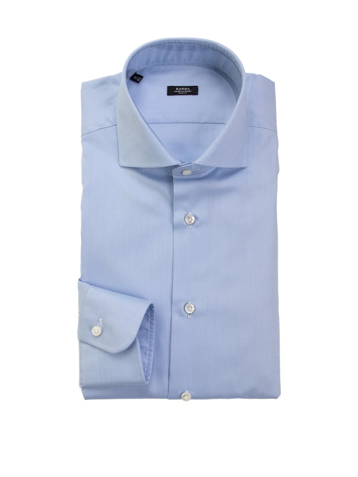 Barba Napoli Light Blue Long-Sleeved Shirt