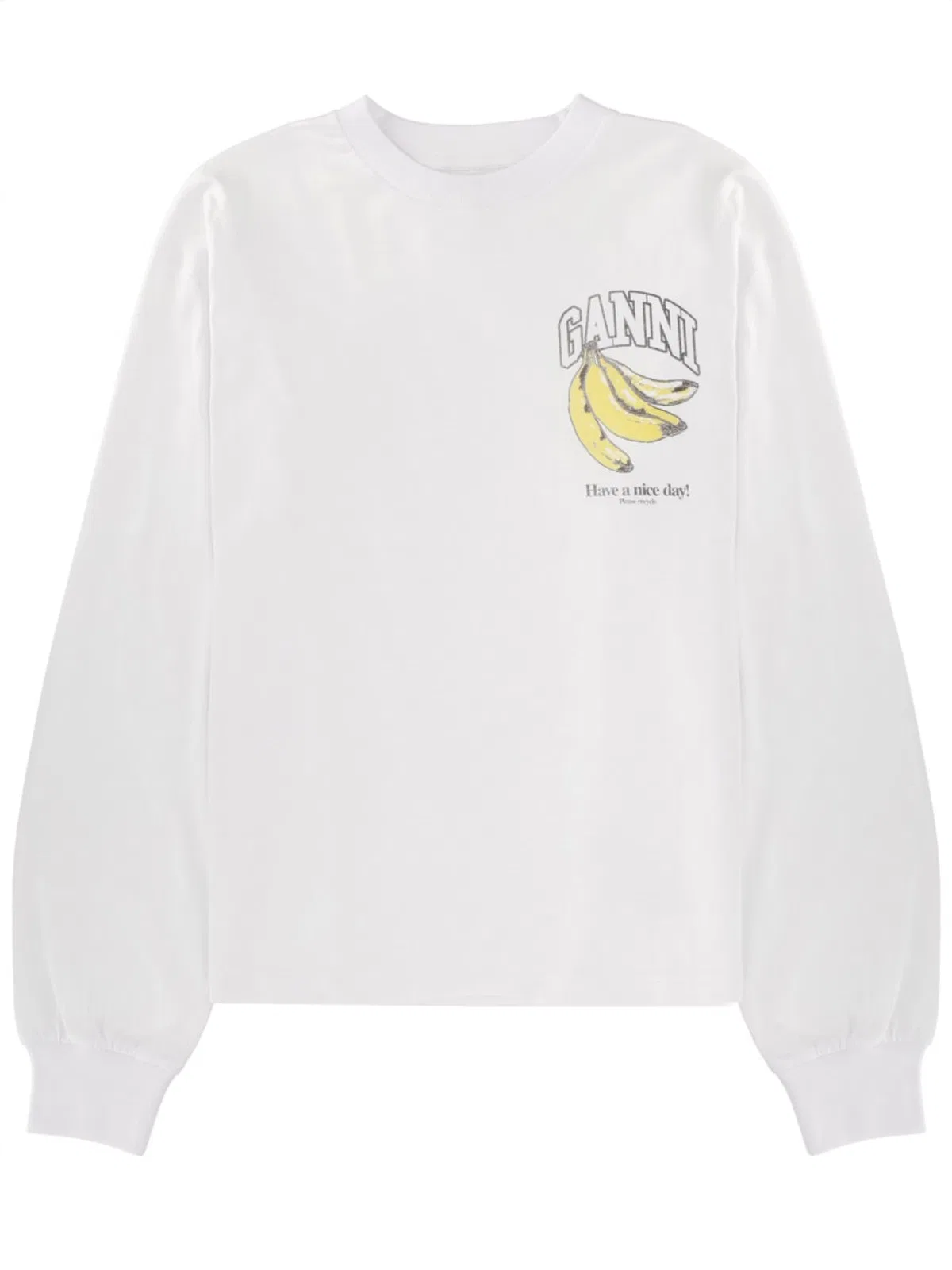 Ganni Sweatshirt With Logo