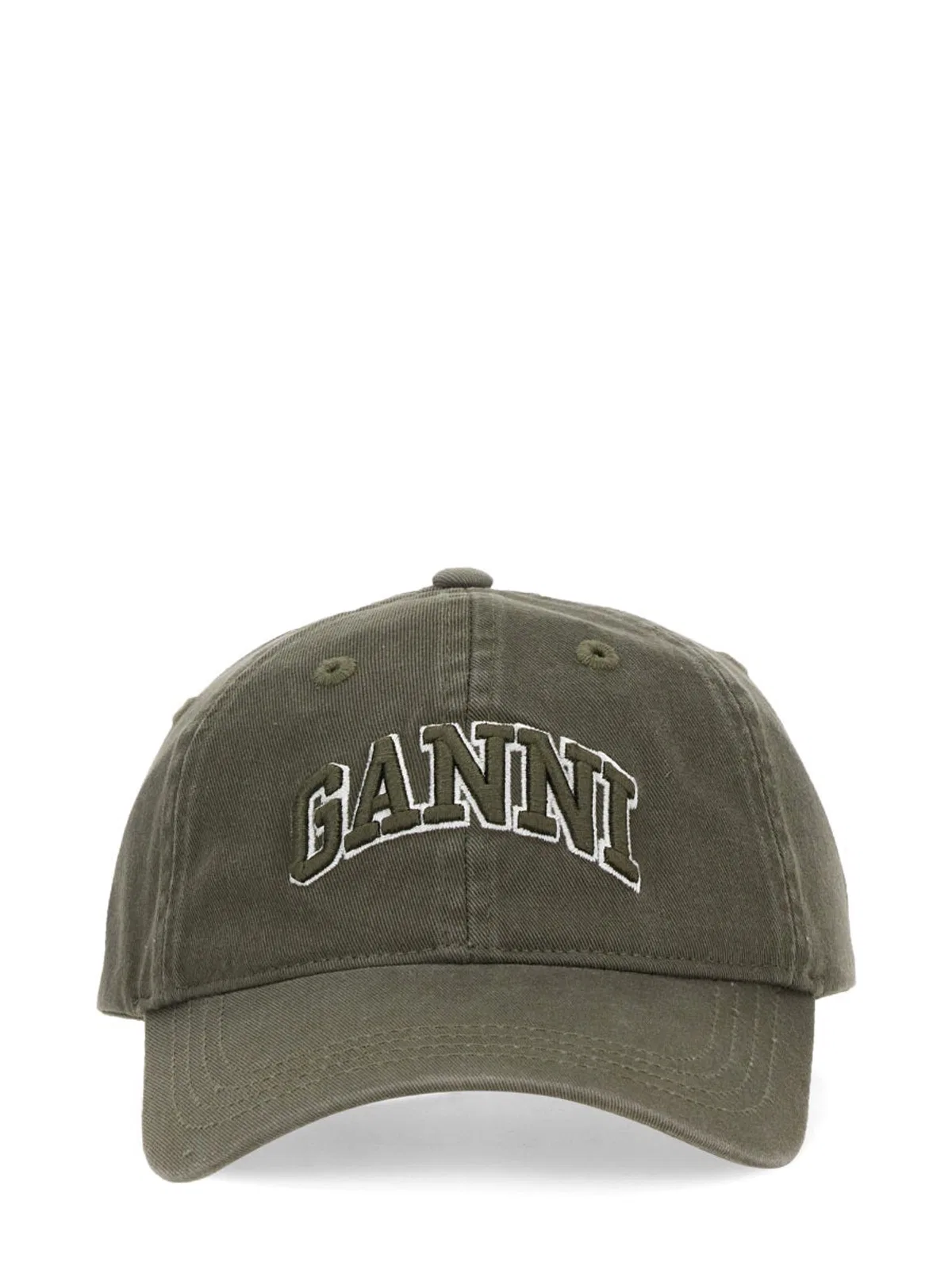 Ganni Baseball Hat With Logo