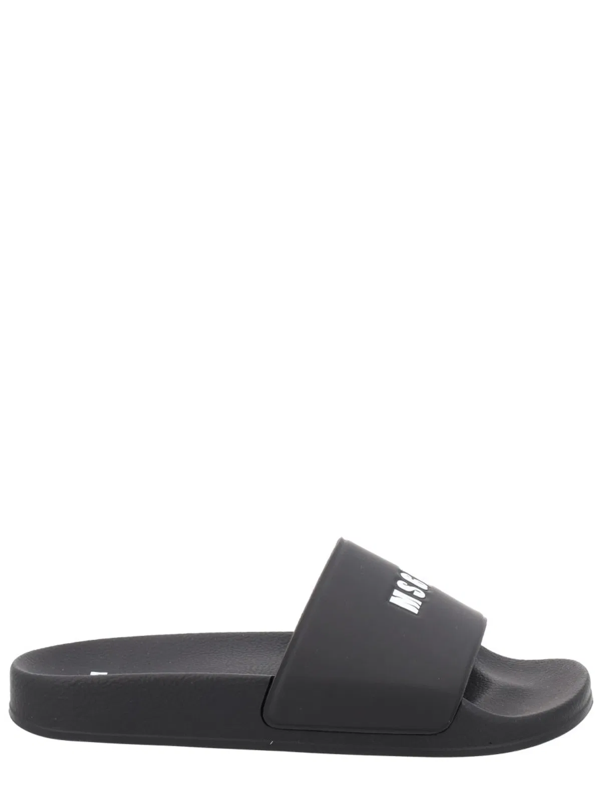 MSGM Black Pvc Sandals