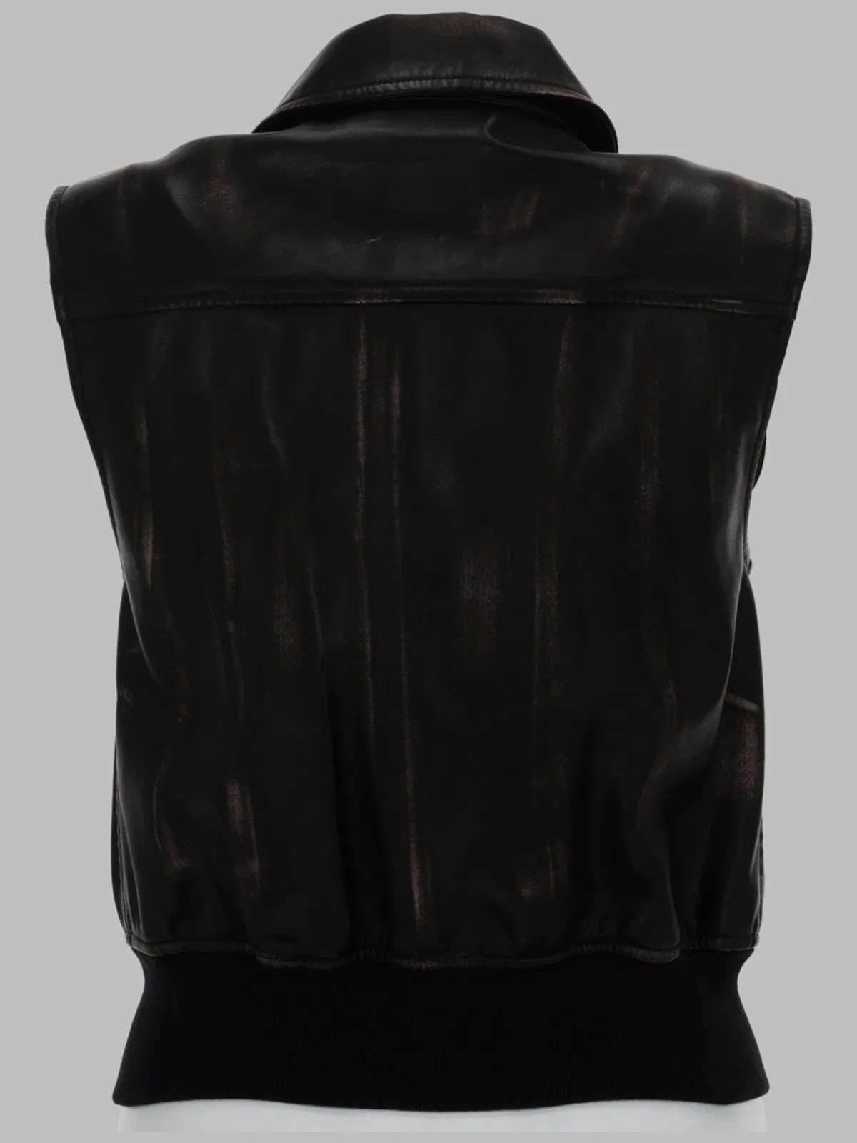 Diesel Gilet Bomber Con Effetto Distressed