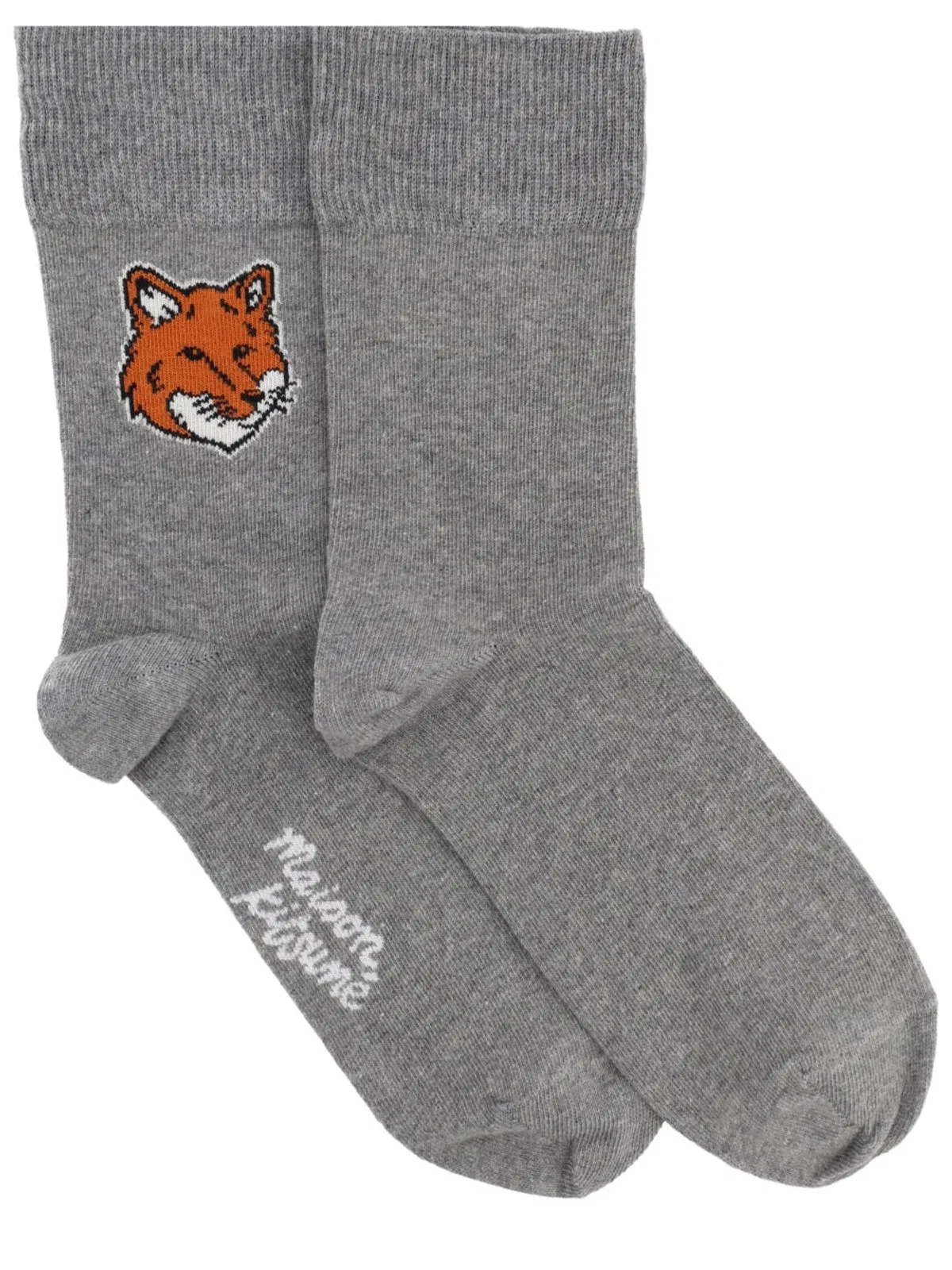 Maison Kitsune Maison Kitsuné Calzini "Fox Head" Con Lo