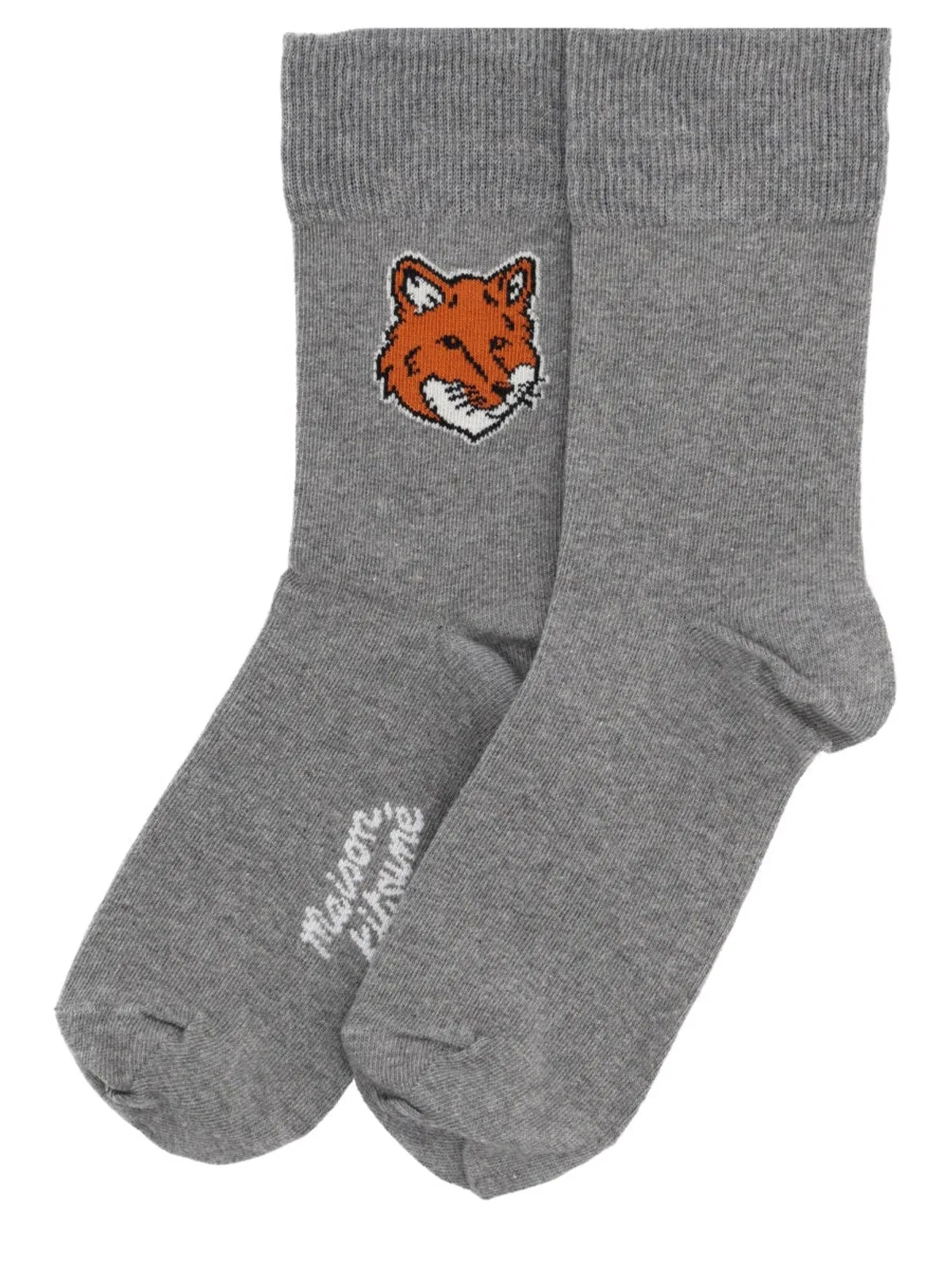 Maison Kitsune Maison Kitsuné Calzini "Fox Head" Con Lo