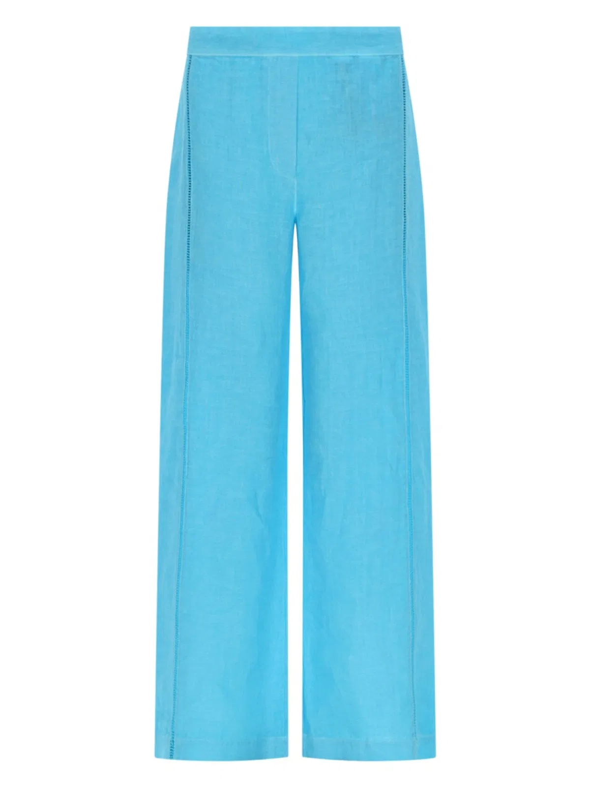 120% Lino Pantalone Ampio In Lino