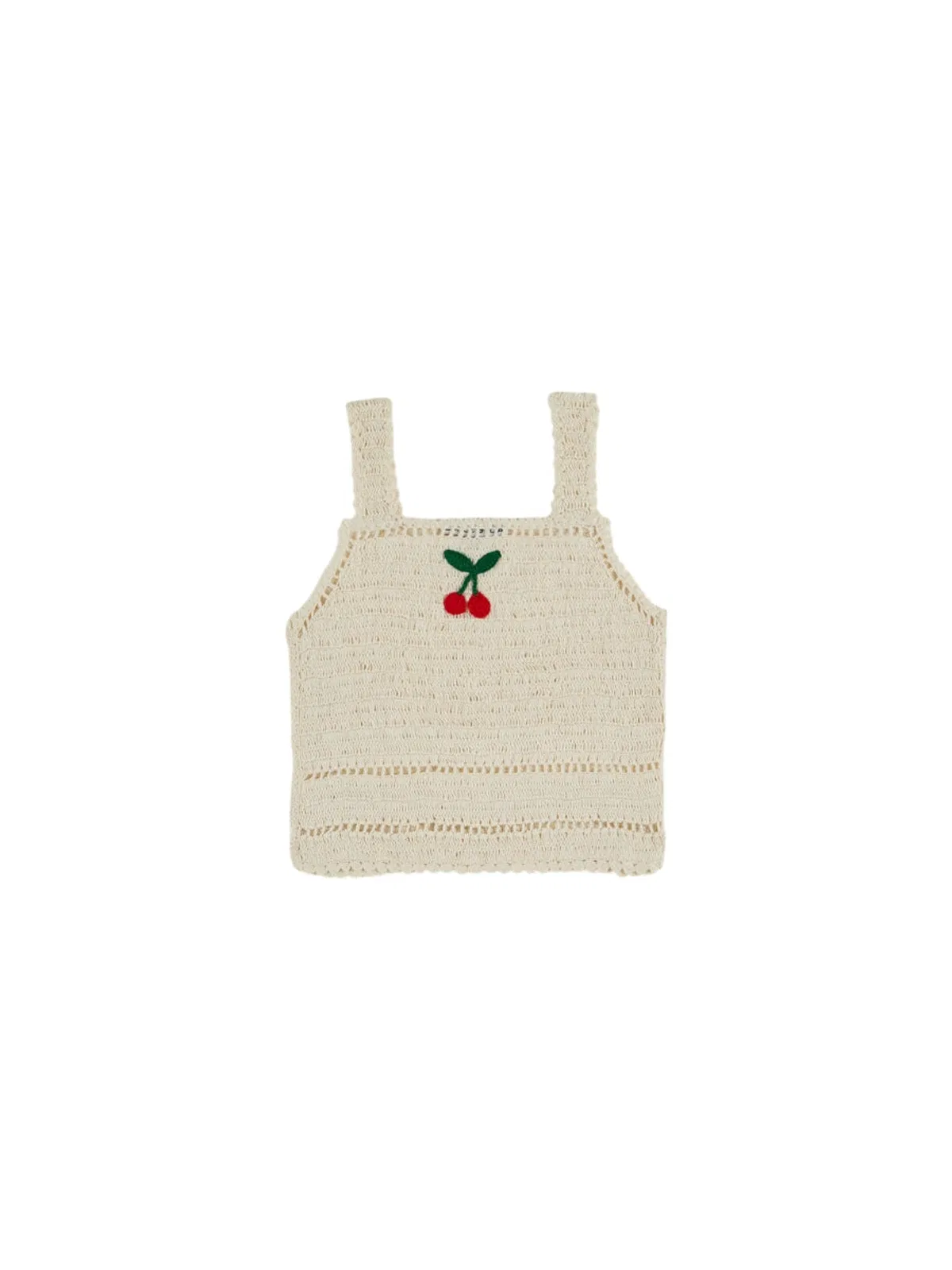 Emile IDA Emile & Ida Top Crochet Con Ciliegie