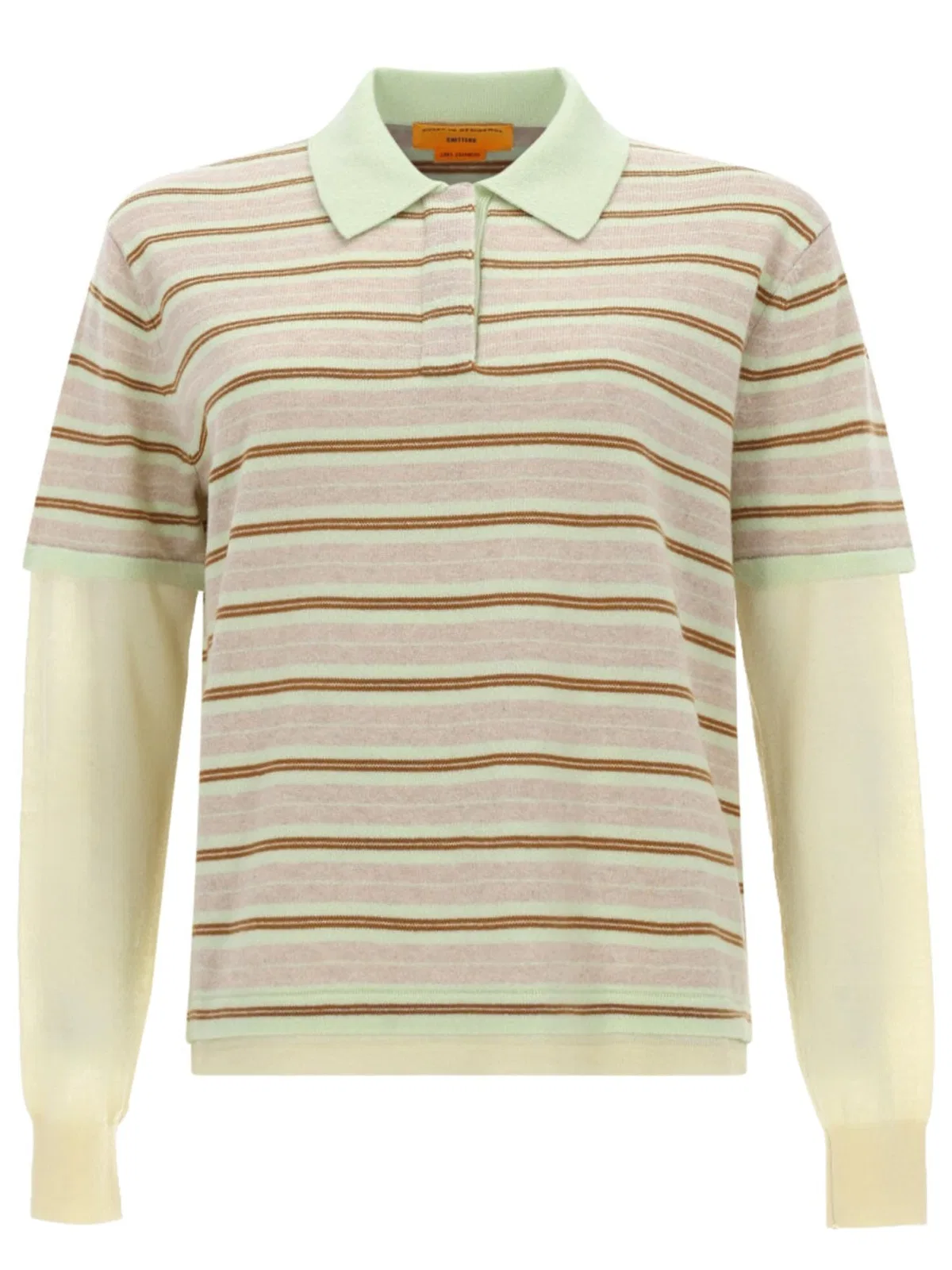 Guest In Residence "Layered Stripe Rugby" Polo Shirt