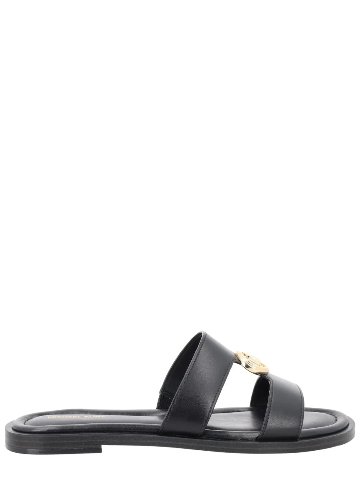 Michael Michael Kors Black Leather Sandals