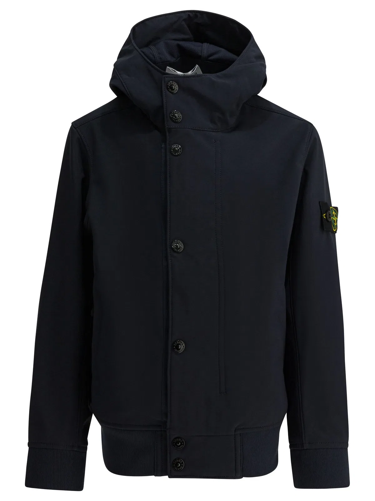 Stone Island Kids Blue Polyester Elastane Jacket