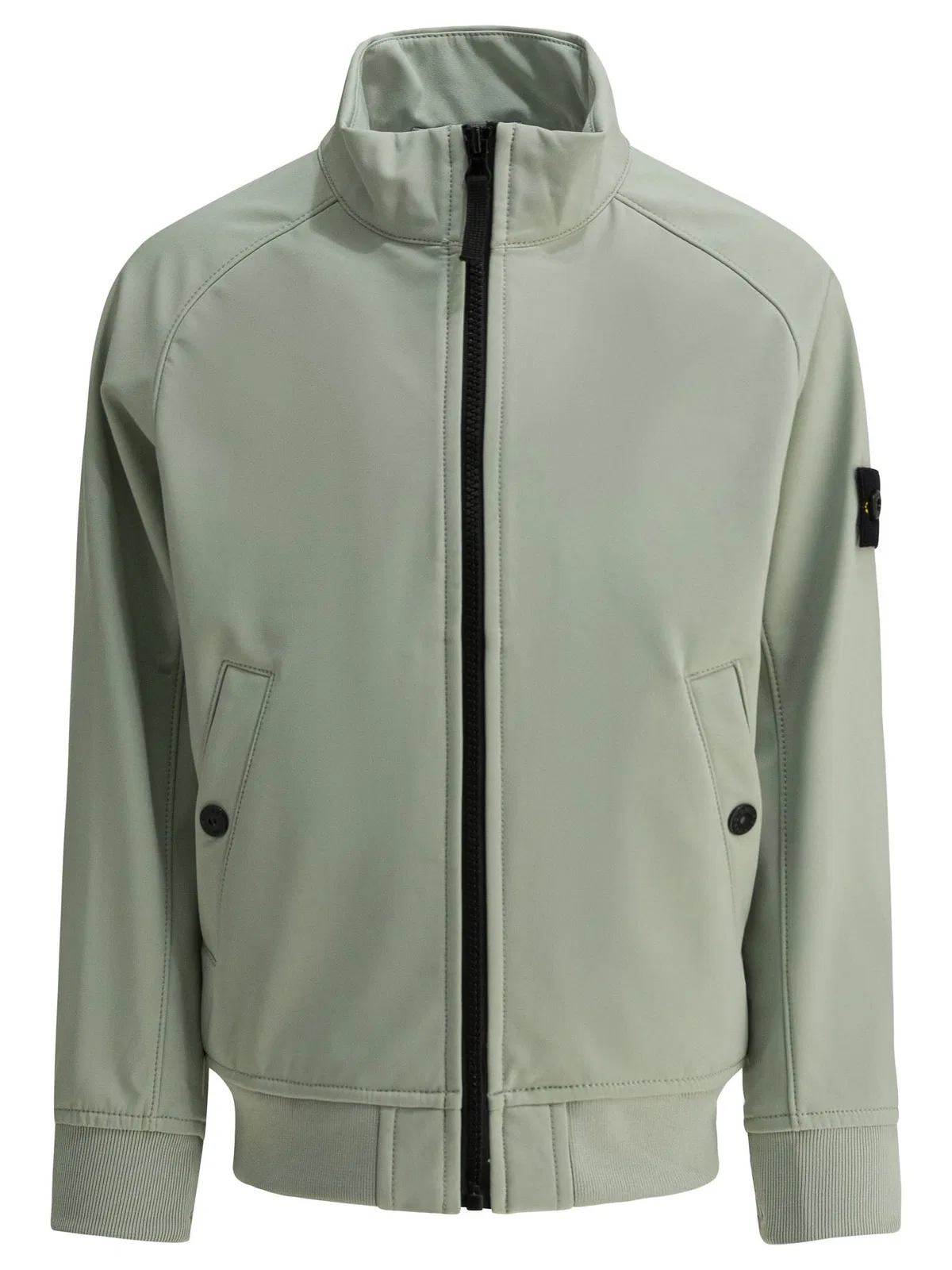 Stone Island Kids Grey Polyester Jacket
