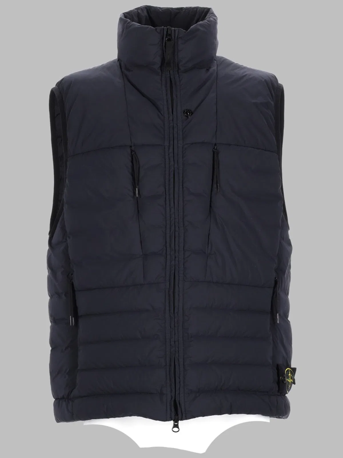 Stone Island Gilet In Piuma "Seamless Tunnel" In Nylo