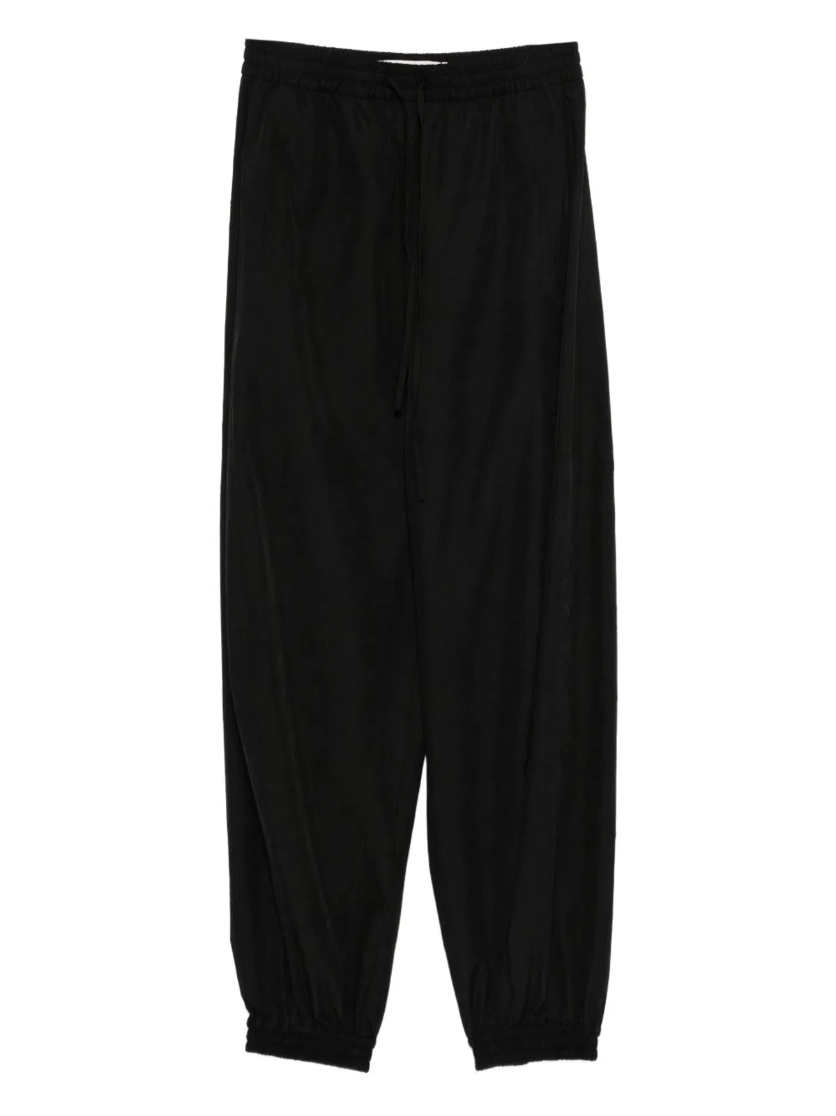 Róhe Black Balloon Trousers Elastic Waist