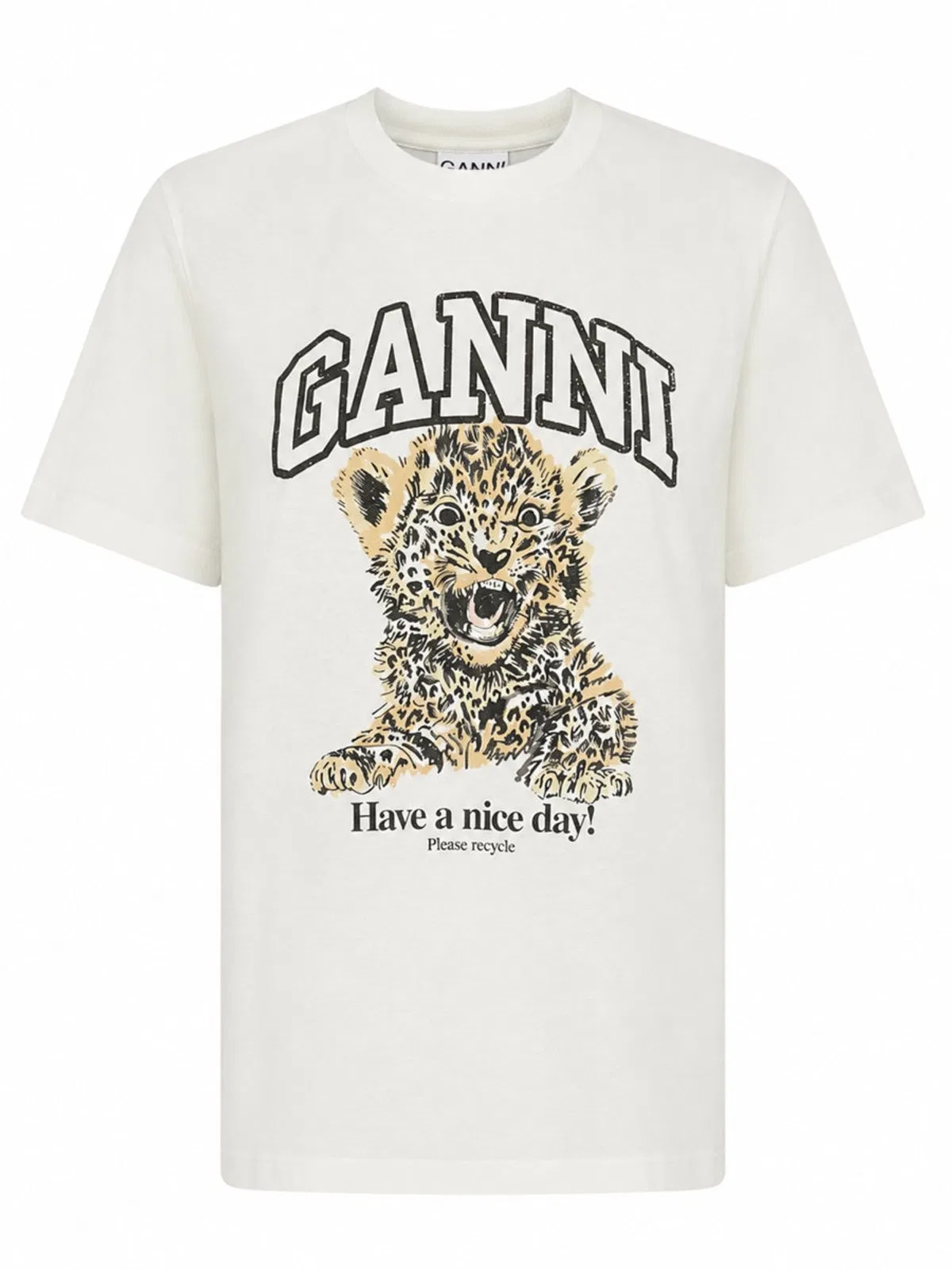 Ganni T-Shirt "Leopard"