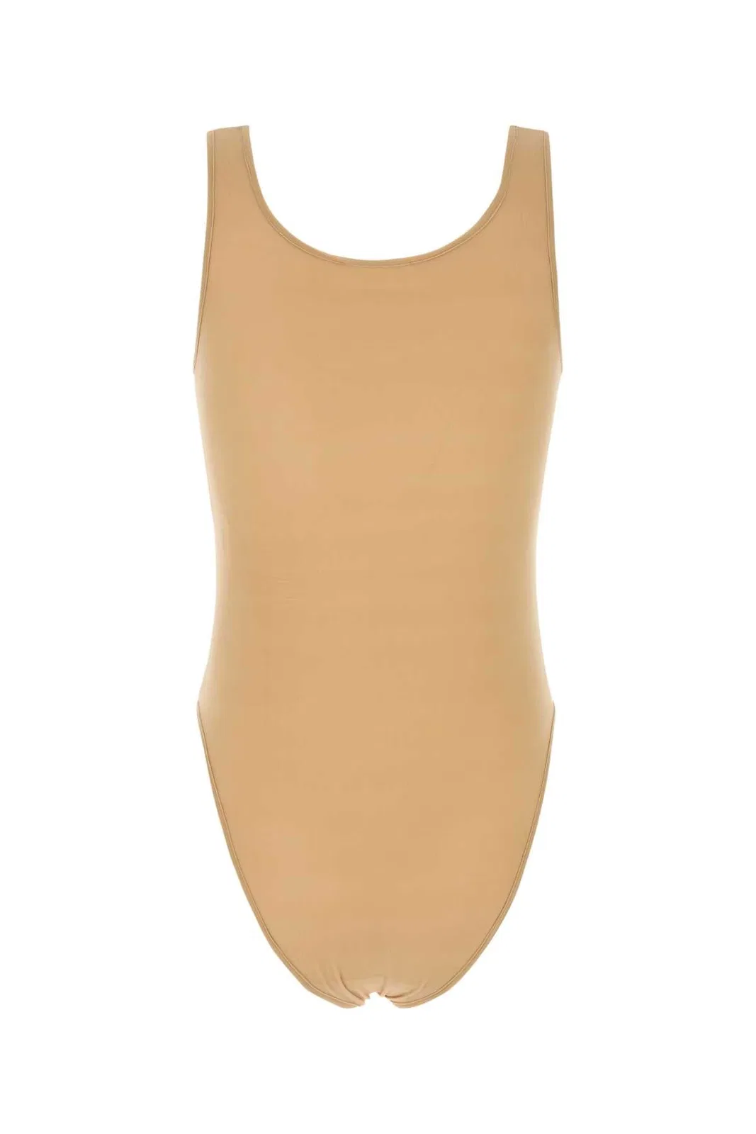 Magda Butrym Beige Stretch Cupro Bodysuit