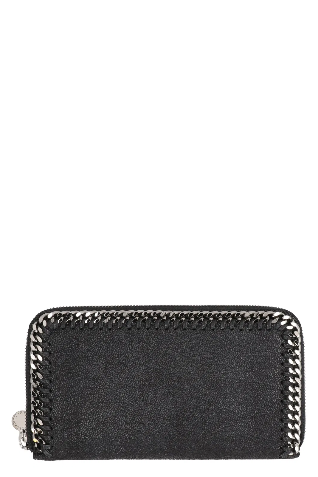 Stella Mccartney Black Shaggy Deer Falabella Wallet