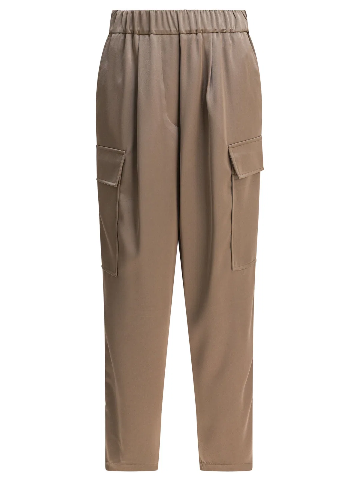 Semper Beige Polyester Trousers