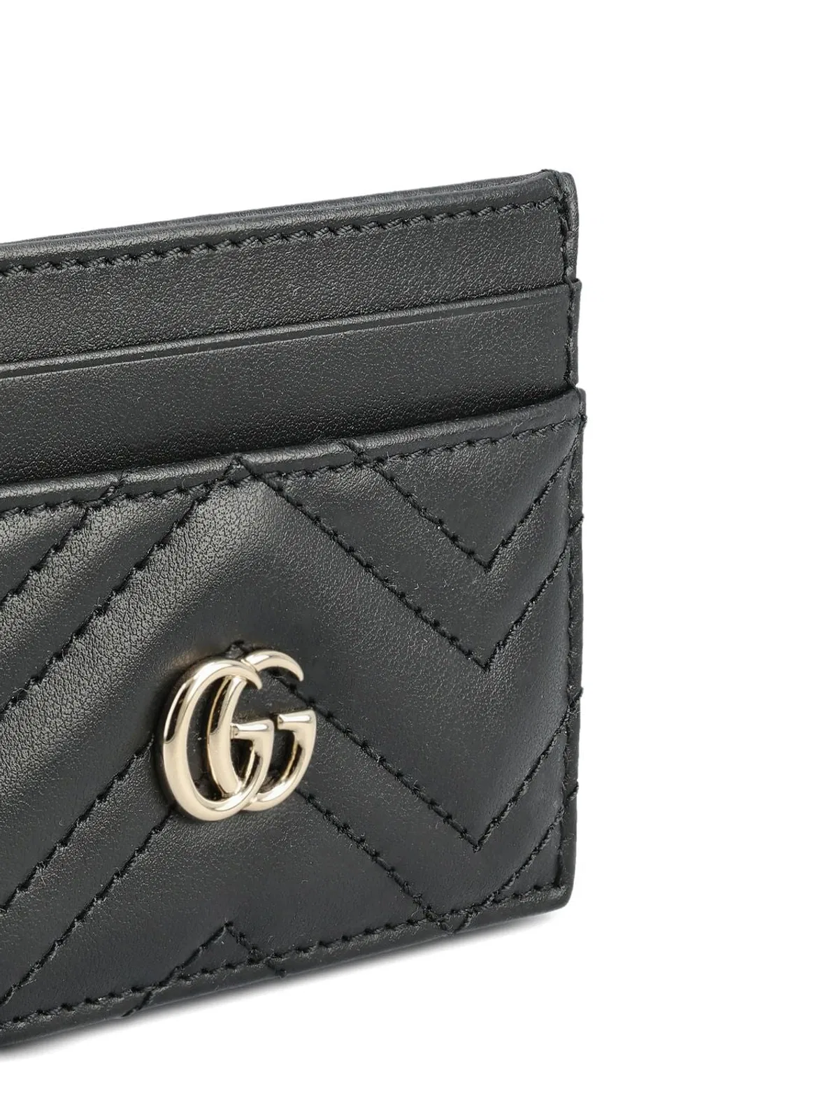 Gucci Leather Wallet Gg Marmont