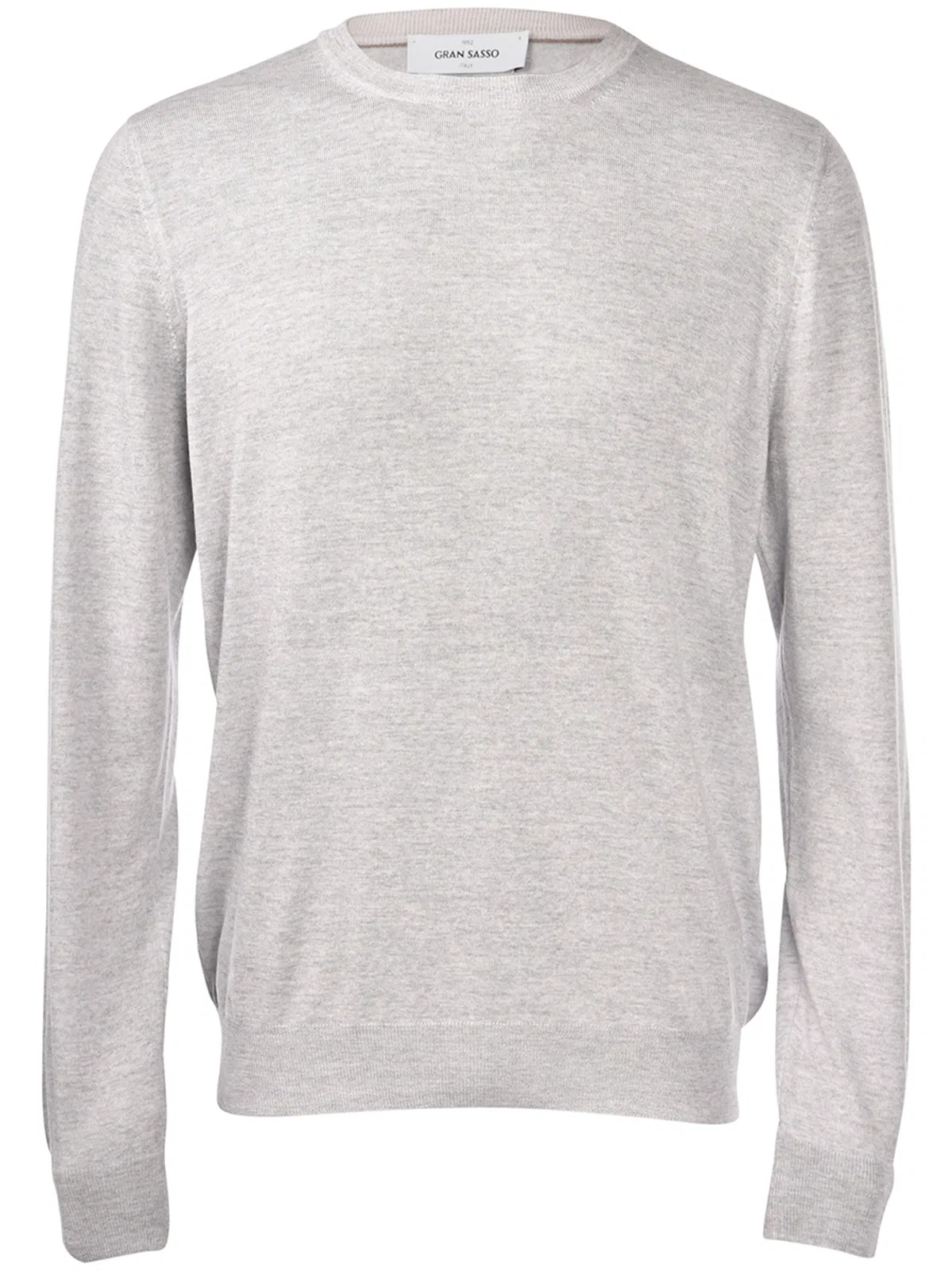 Gran Sasso Grey Wool Crewneck