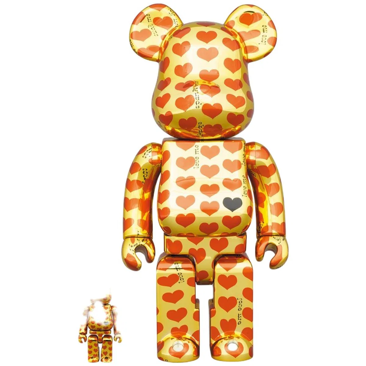 Medicom Toy 400% 100% Gold Heart