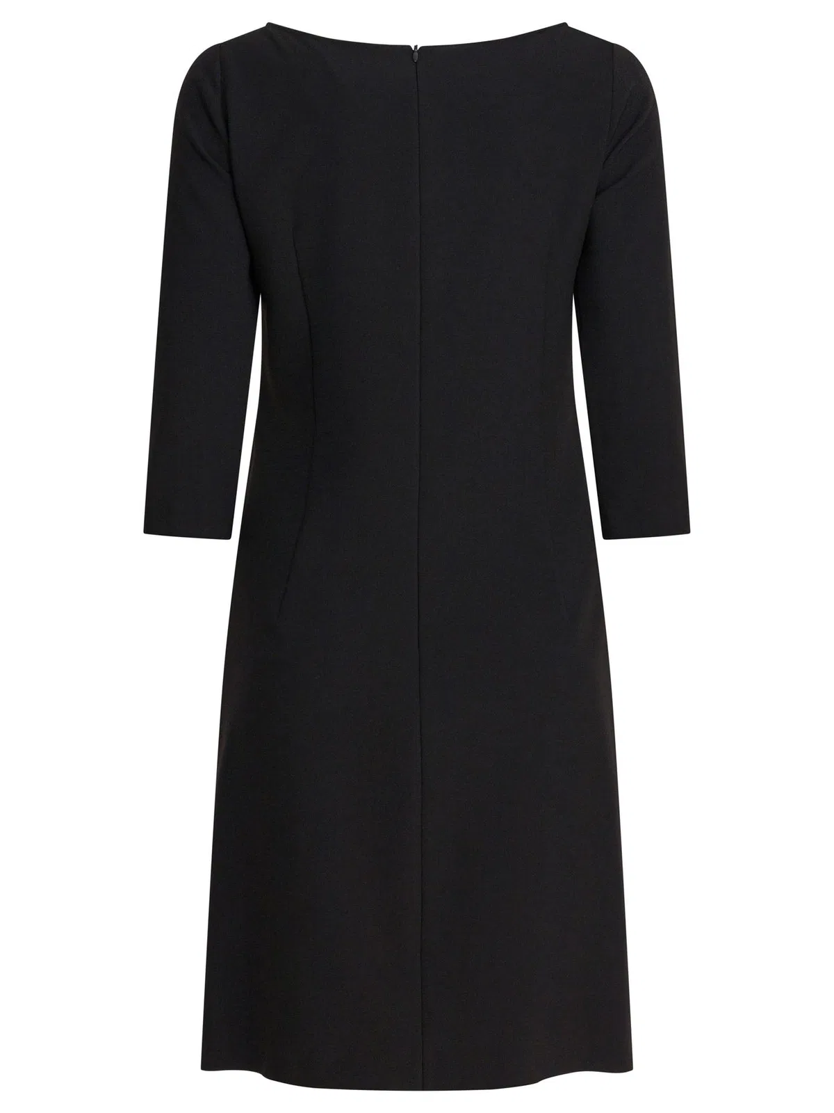 Semper Black Elastane Dress