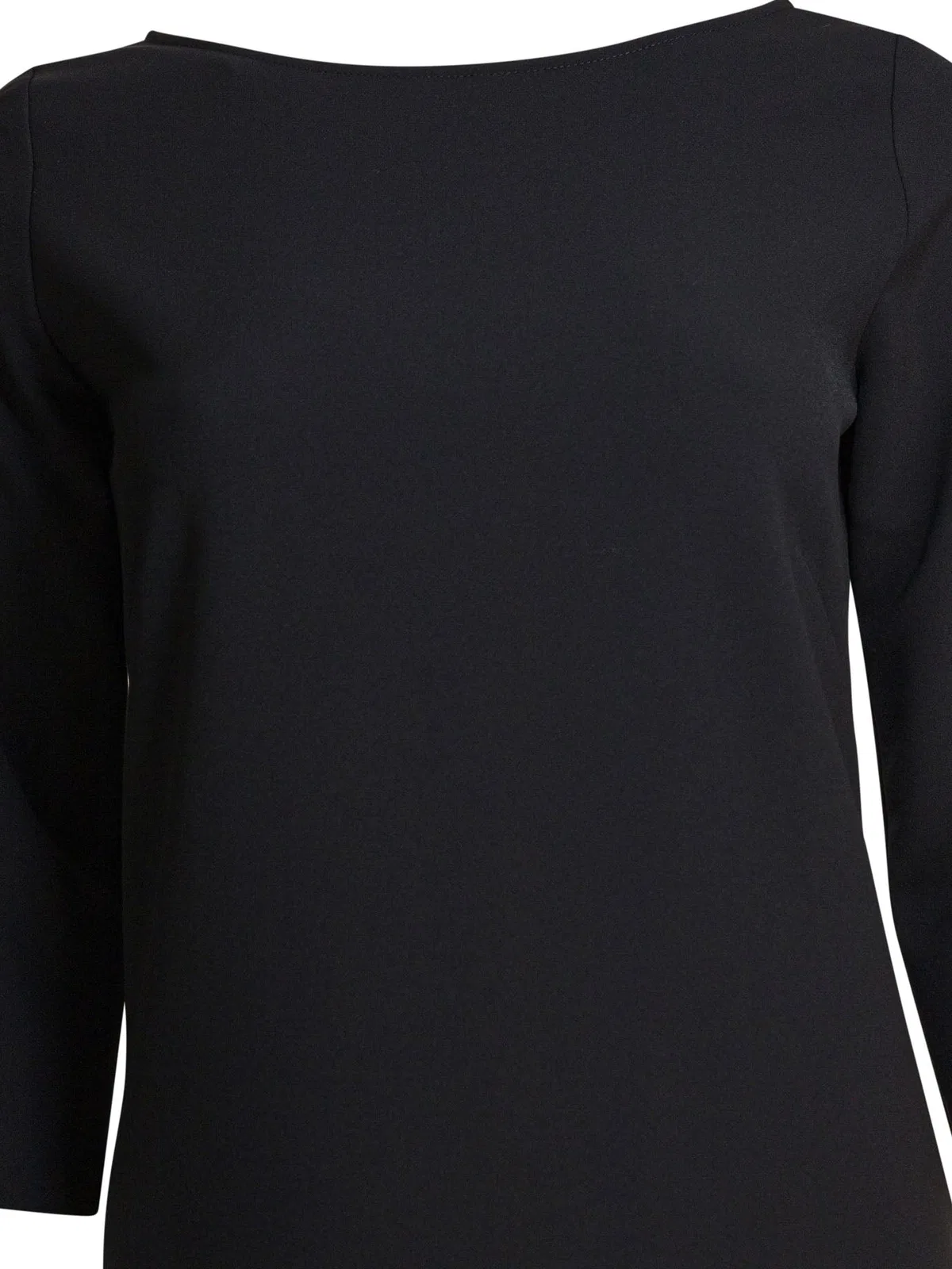 Semper Black Elastane Dress