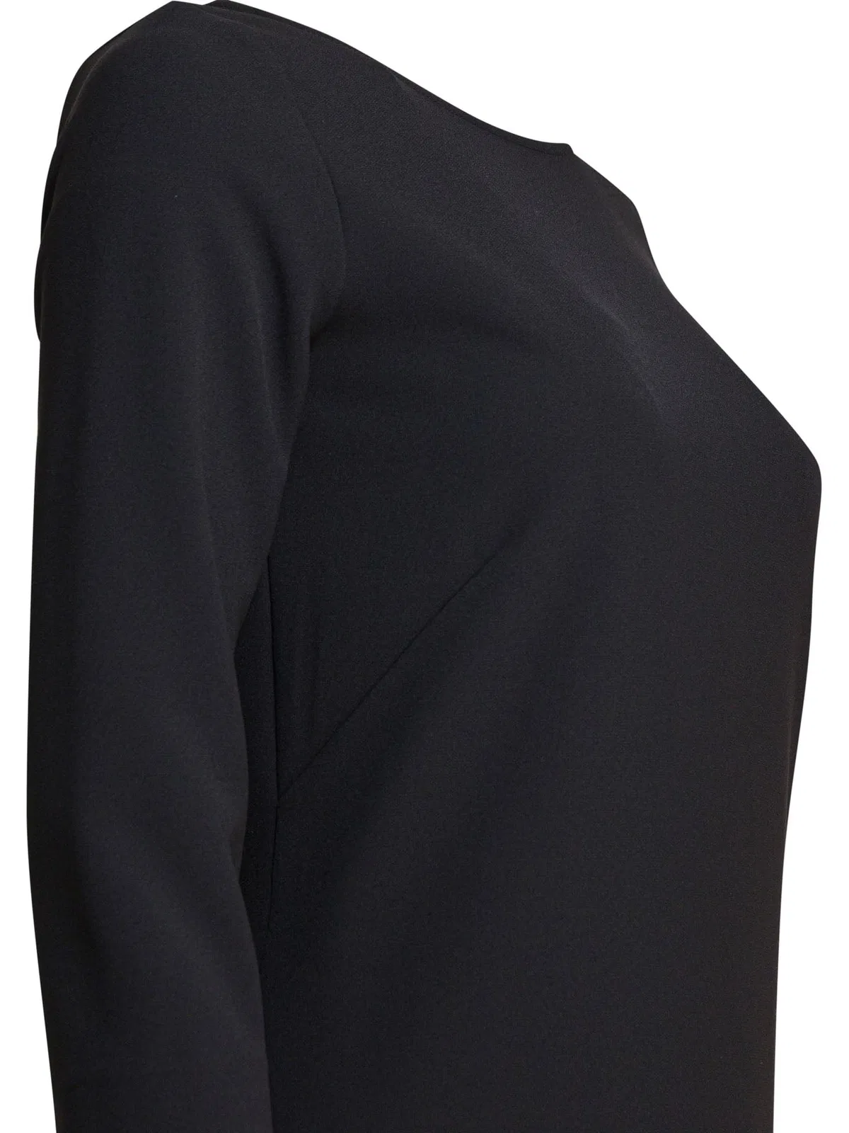Semper Black Elastane Dress