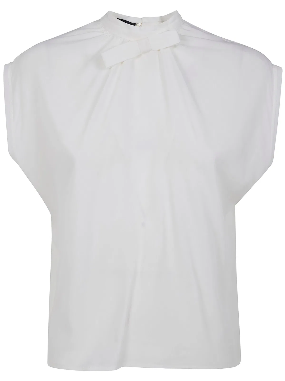 Drhope Silk Blend Bow Blouse