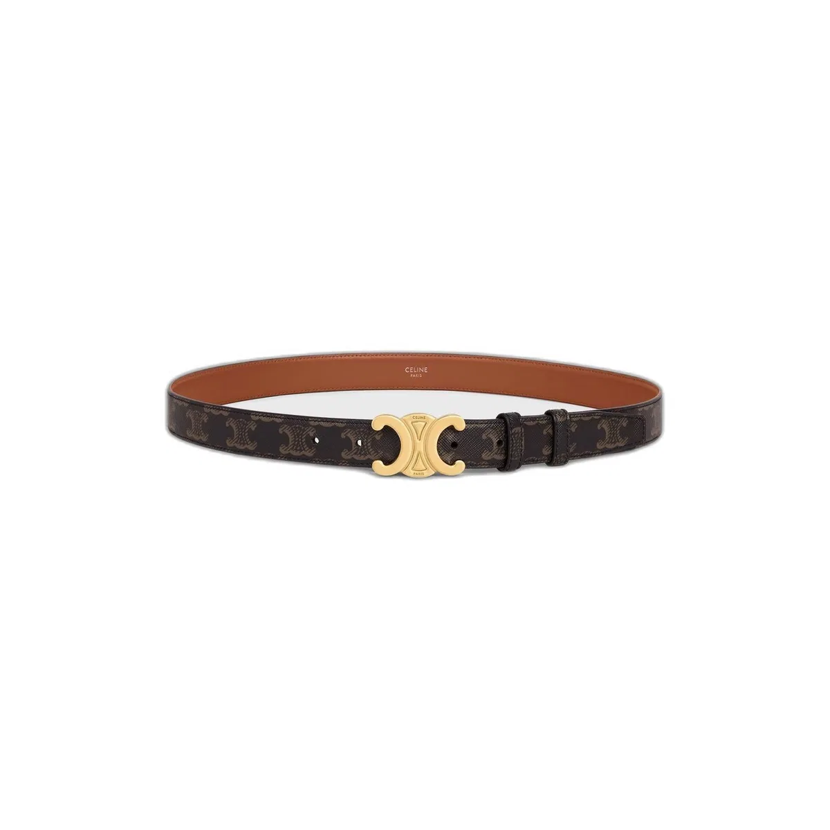 Celine Medium Triomphe Canvas Belt