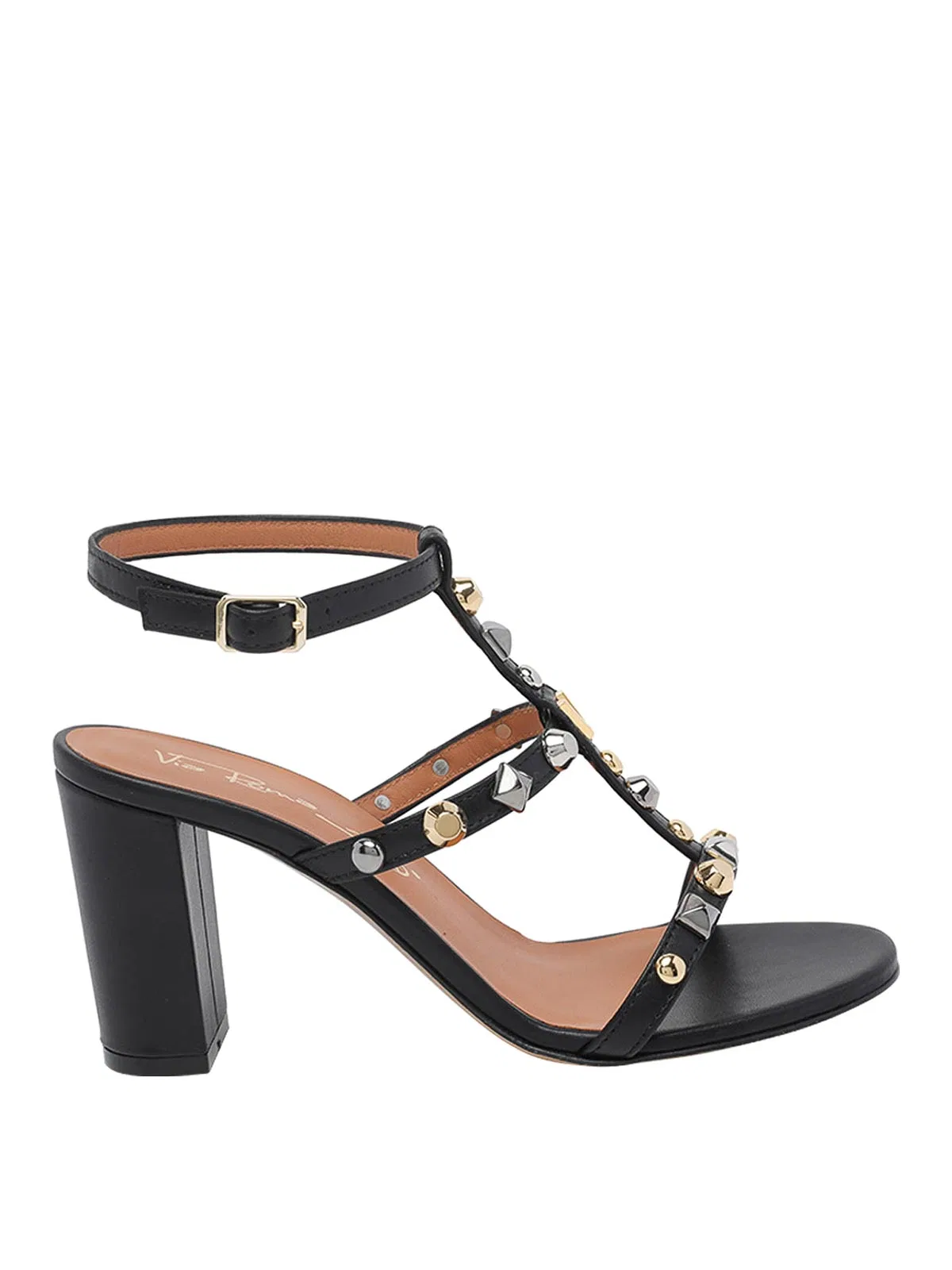 Via Roma 15 Studded Sandals