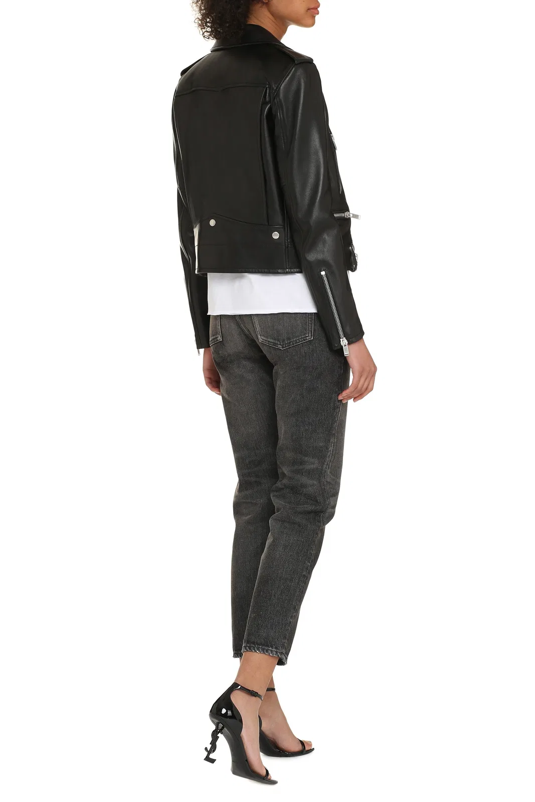 Saint Laurent Black Nappa Leather Jacket