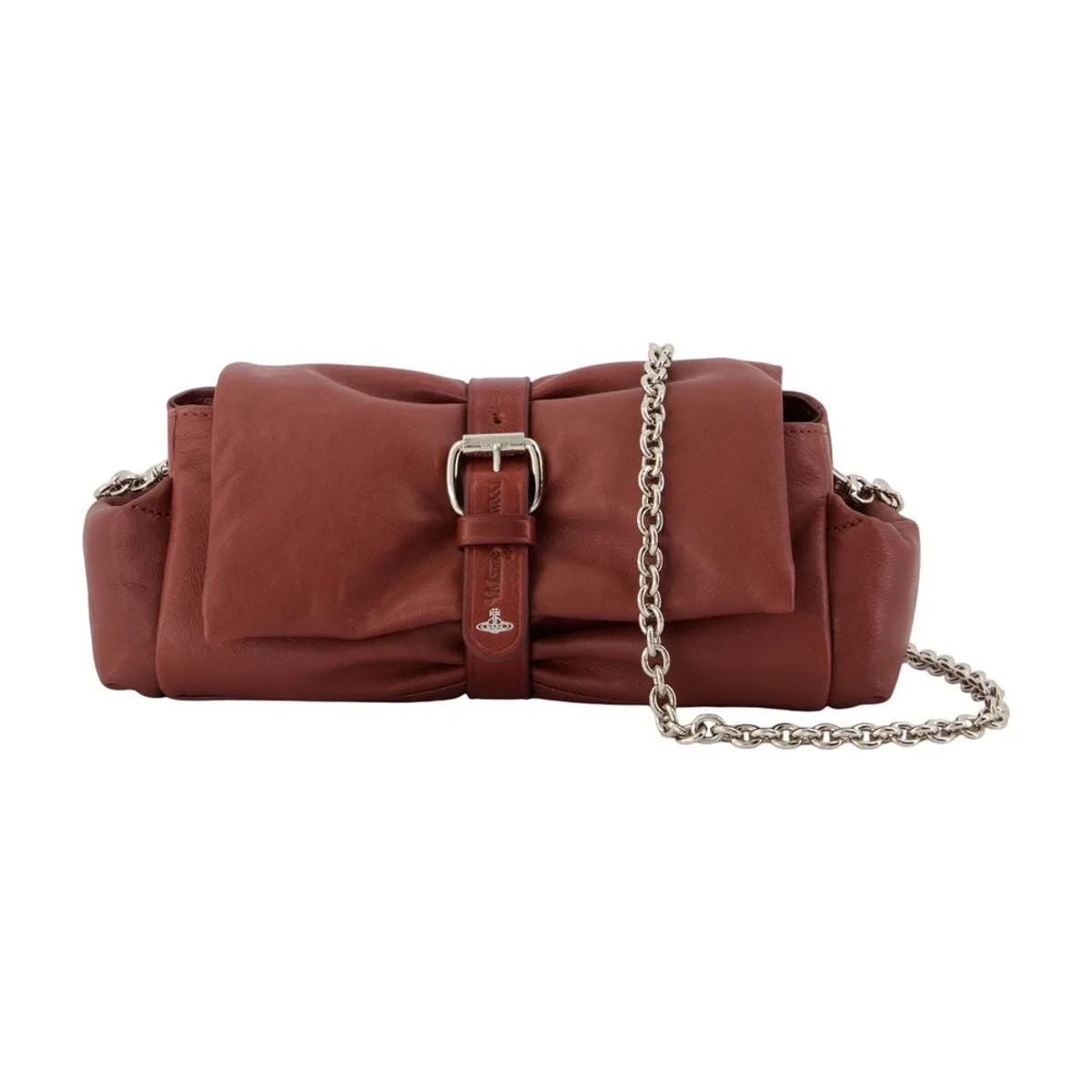 Vivienne Westwood Hazel Treasure Clutch Bag – – Leather – 