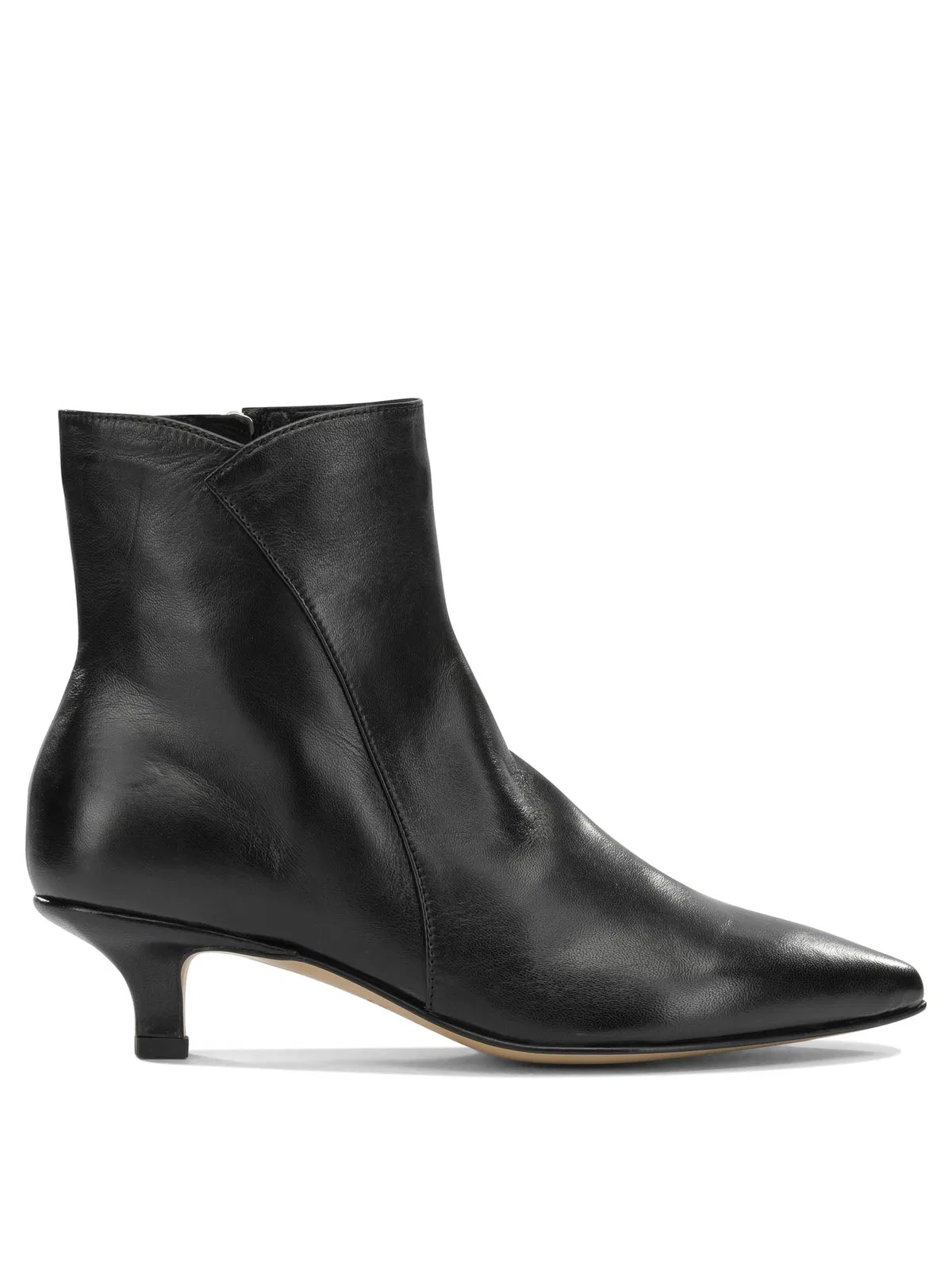 Pomme D'Or Black Leather Cow Leather Boots