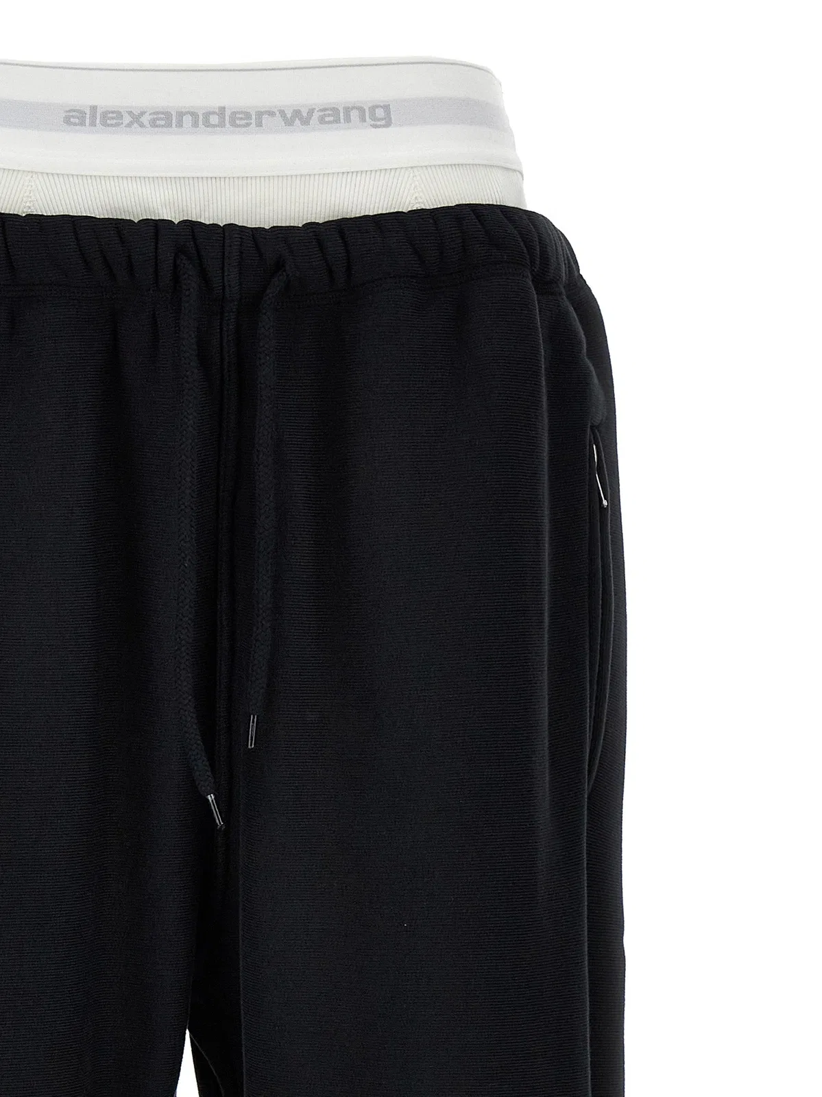T by Alexander Wang 'Wide Leg W/ Logo Elastic Exposed Brief'