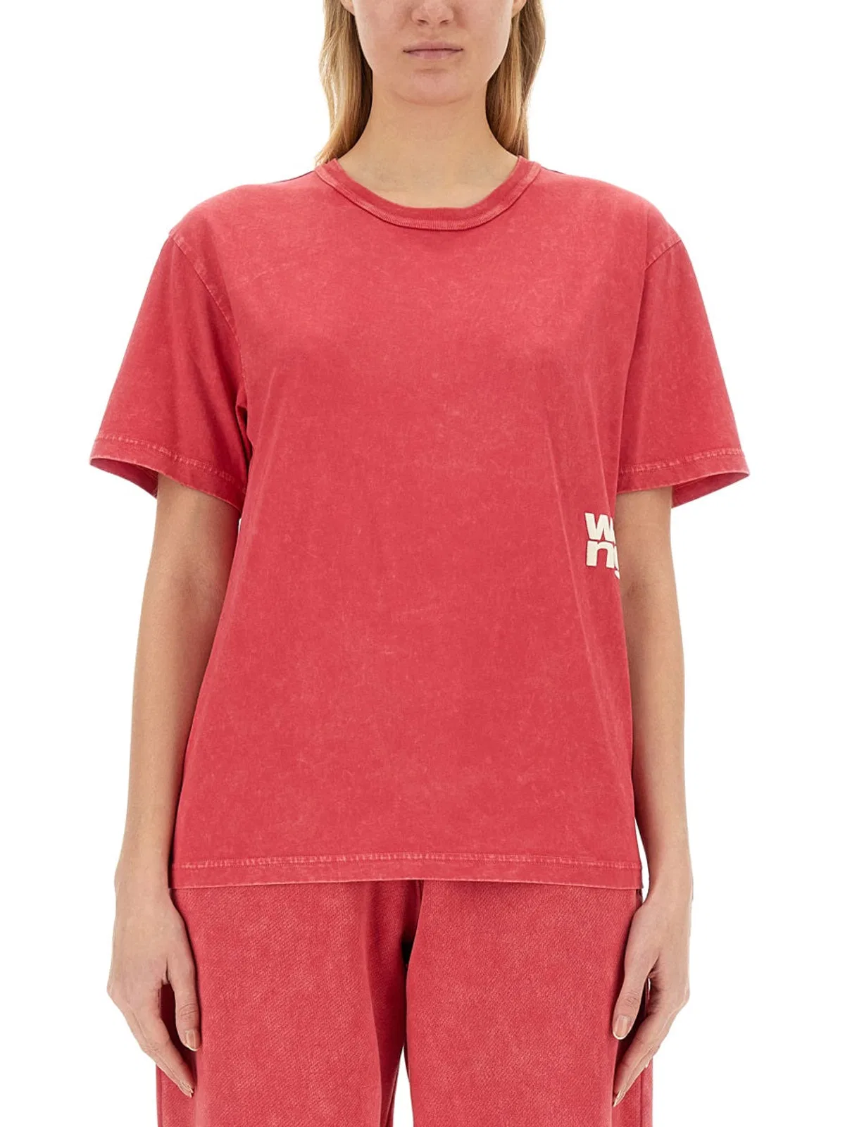 T by Alexander Wang T Shirt With Logo