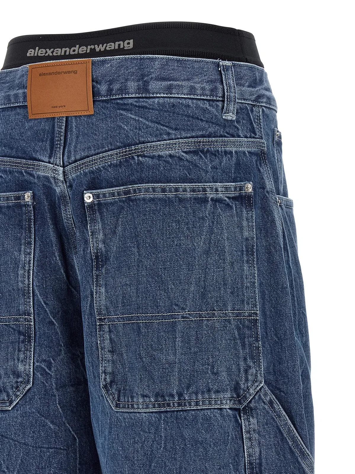 Denim x Alexander WANG Boxer Insert Jeans