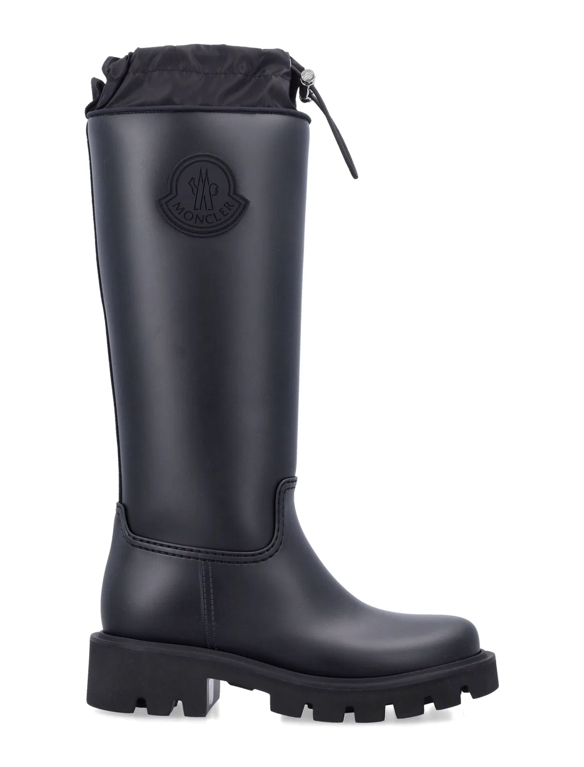 Moncler Waterproof Black Knee Boots
