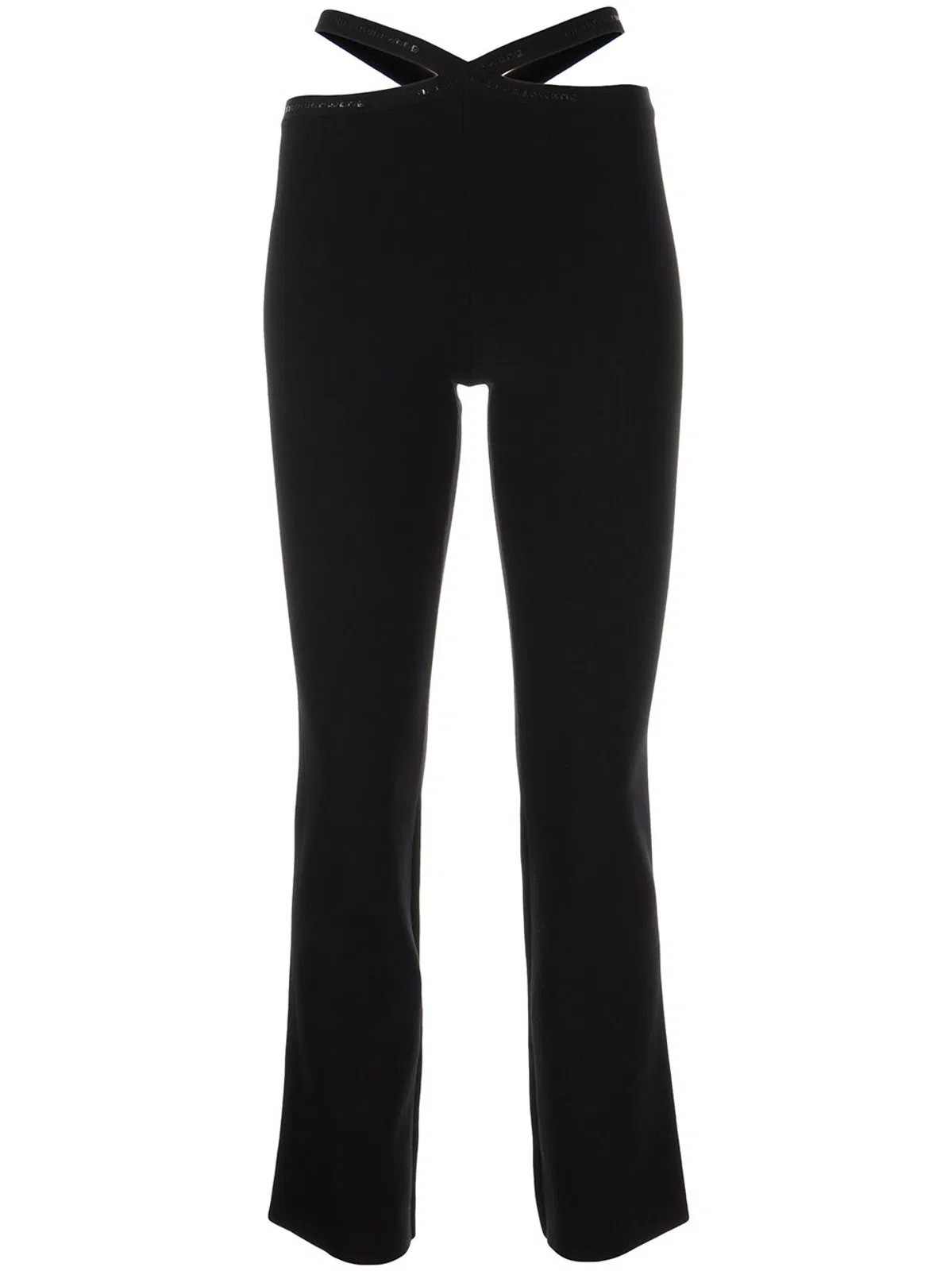 T by Alexander Wang Cross Leggings With Logo