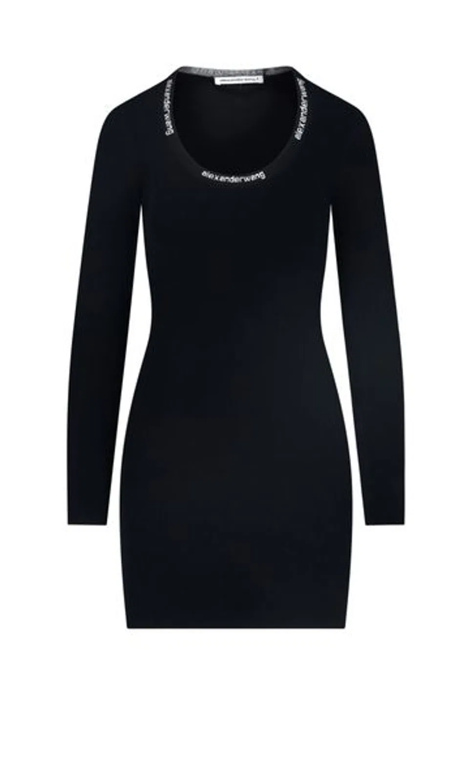 T by Alexander Wang Jacquard Logo Dress