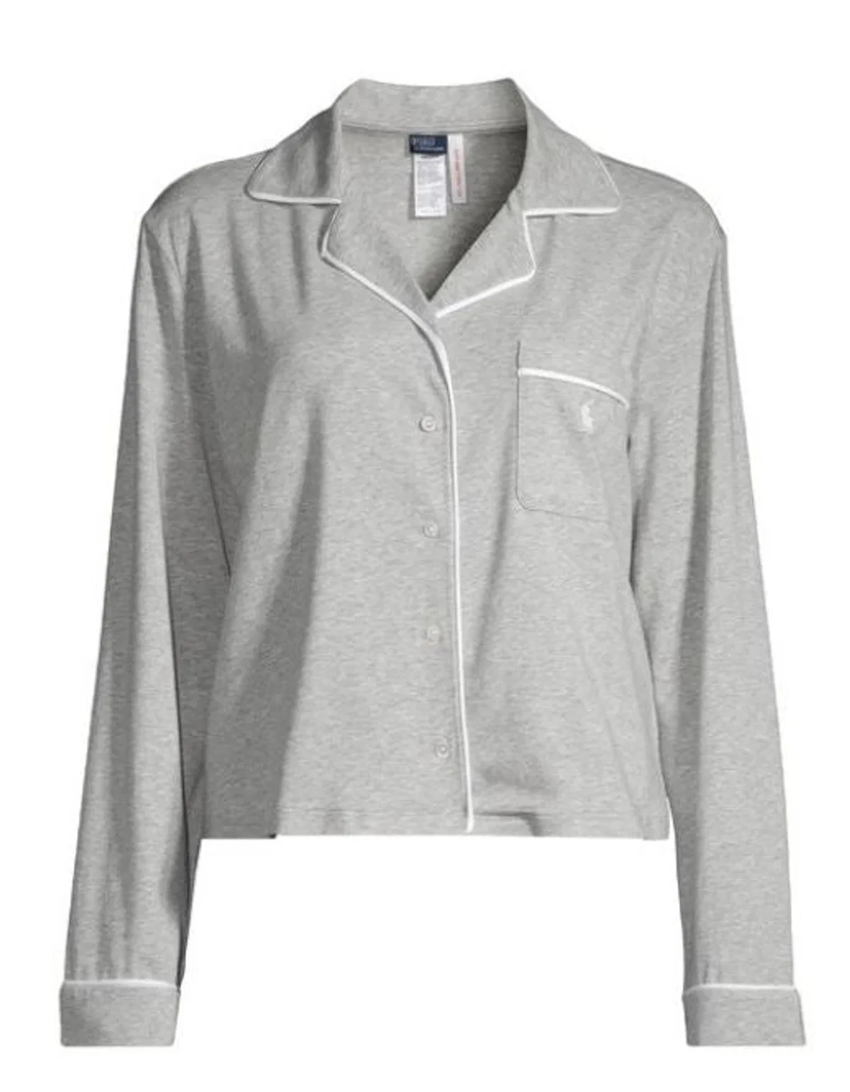 Ralph Lauren Grey Front Button Long Sleeves