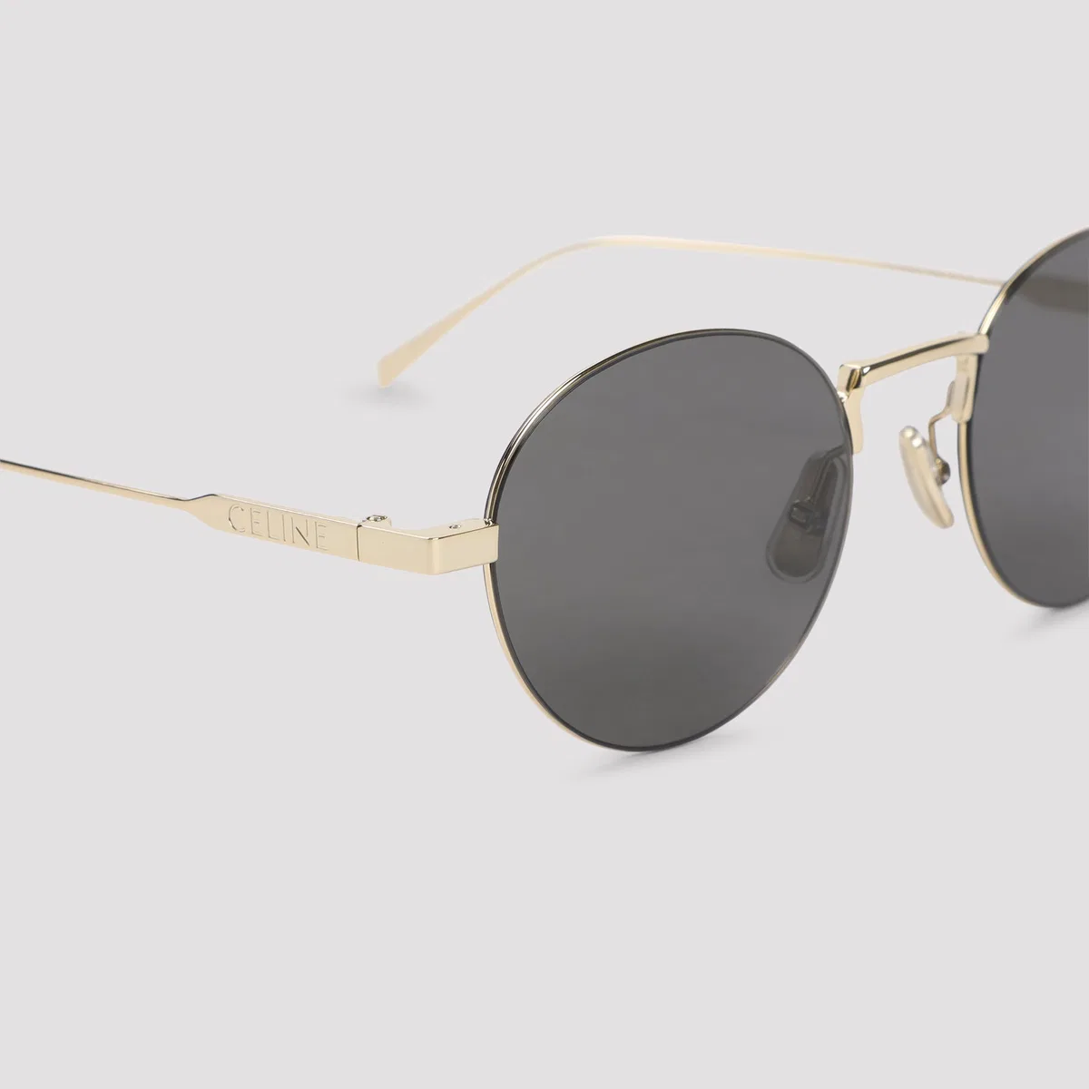 Celine Light Gold Smoke Metal Frame 28 Sunglass