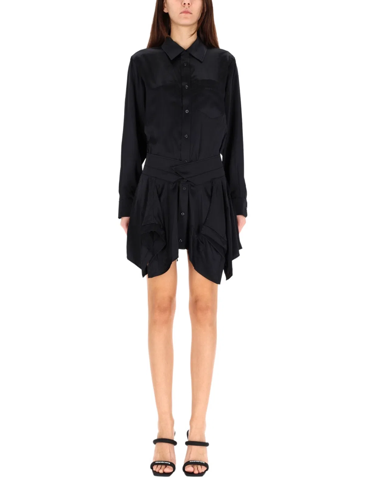 T by Alexander Wang Double Chemisier Dress