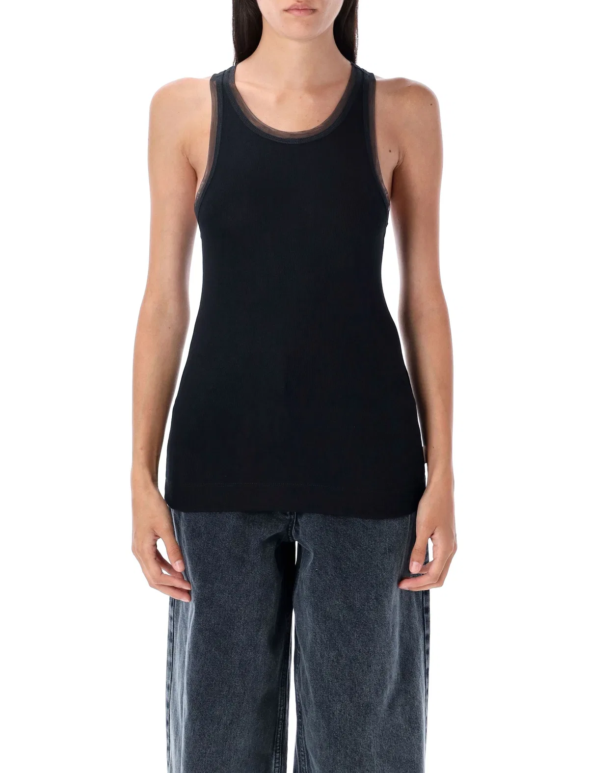 Remain Ribbed Jersey Tank Top