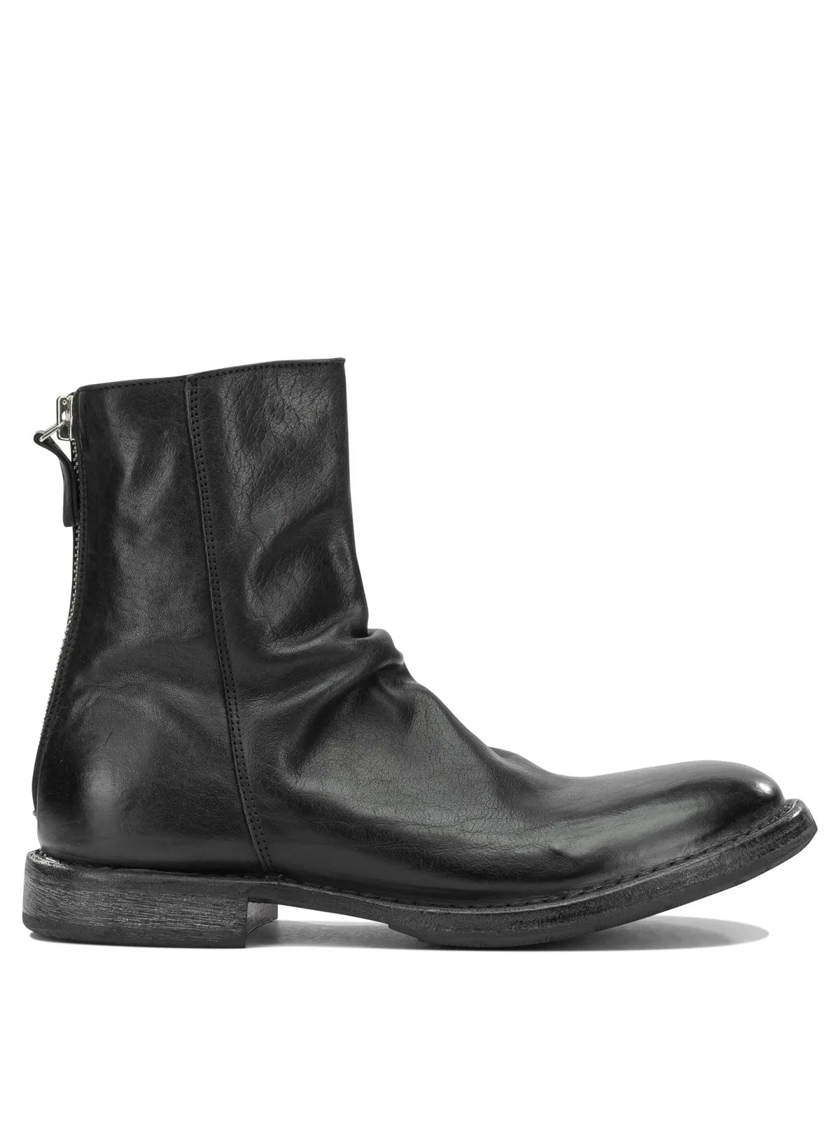 Moma "Minsk" Ankle Boots With Zipper