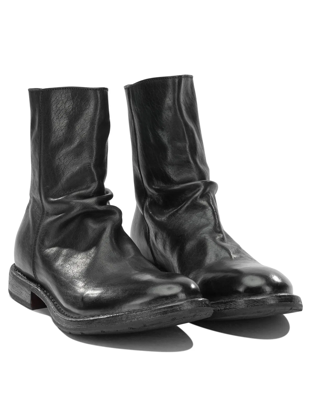 Moma "Minsk" Ankle Boots With Zipper