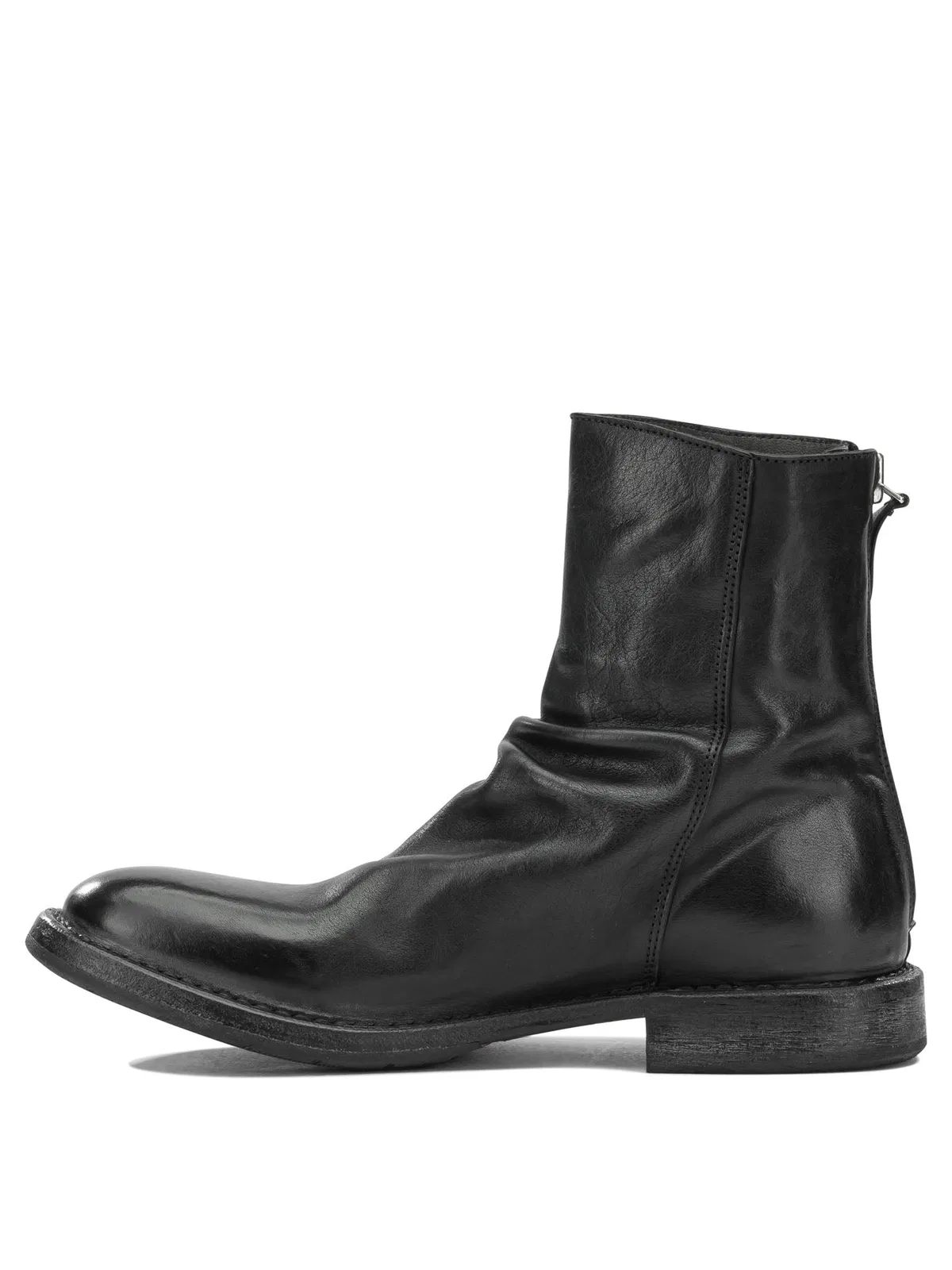 Moma "Minsk" Ankle Boots With Zipper