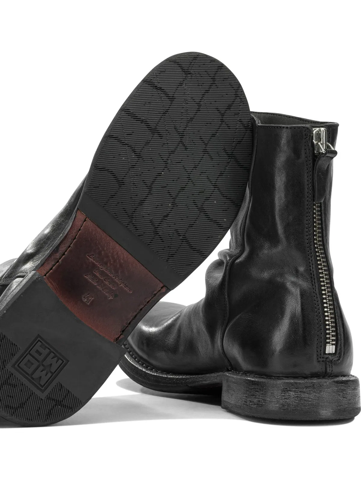Moma "Minsk" Ankle Boots With Zipper