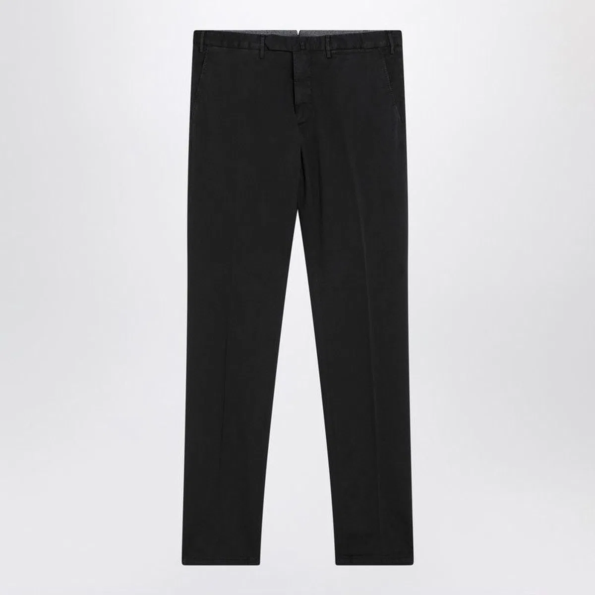 Santaniello Black Trousers In Cotton